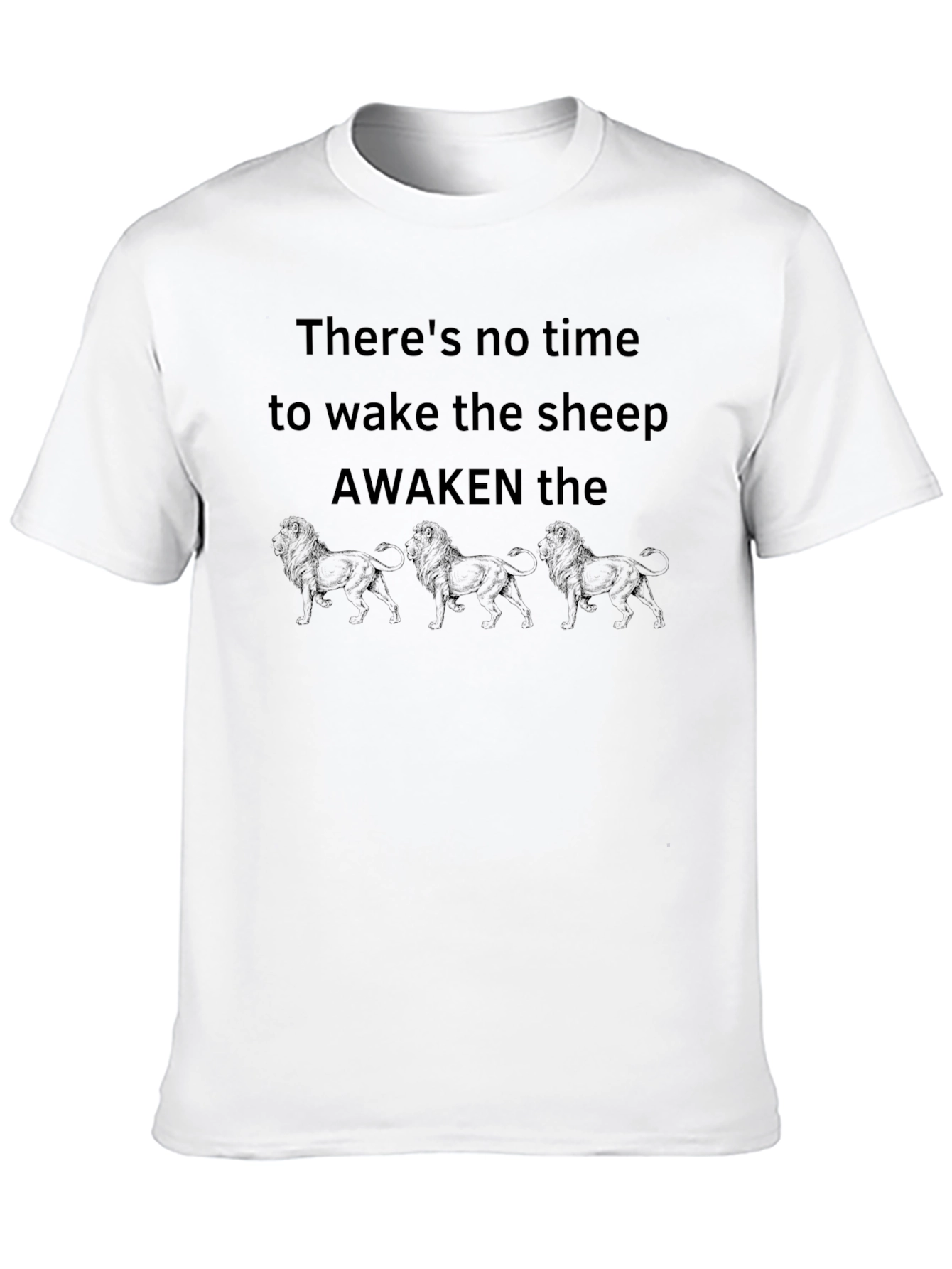 Awaken the Lion T-Shirt: Bold Statement Tee