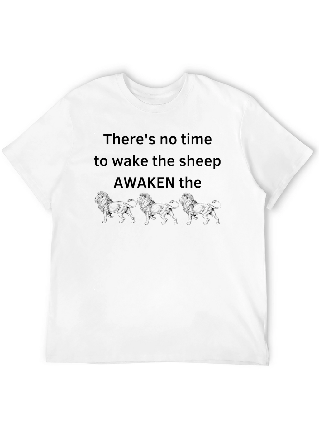 Awaken the Lion T-Shirt: Bold Statement Tee