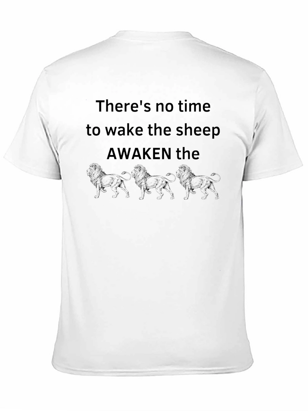 Awaken the Lion T-Shirt: Bold Statement Tee