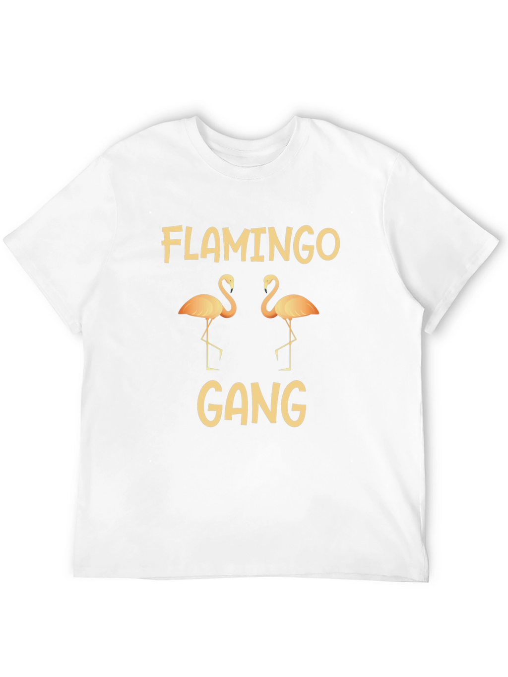 Flamingo Gang Black T-Shirt