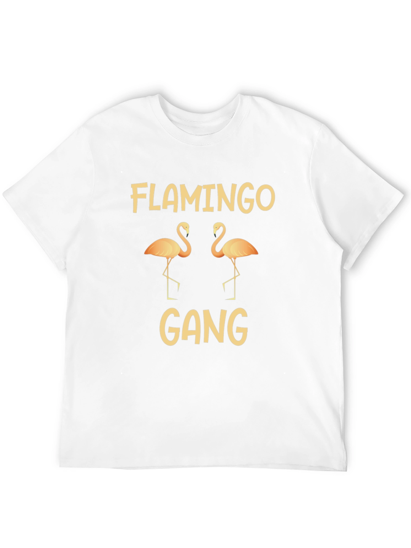 Flamingo Gang Black T-Shirt
