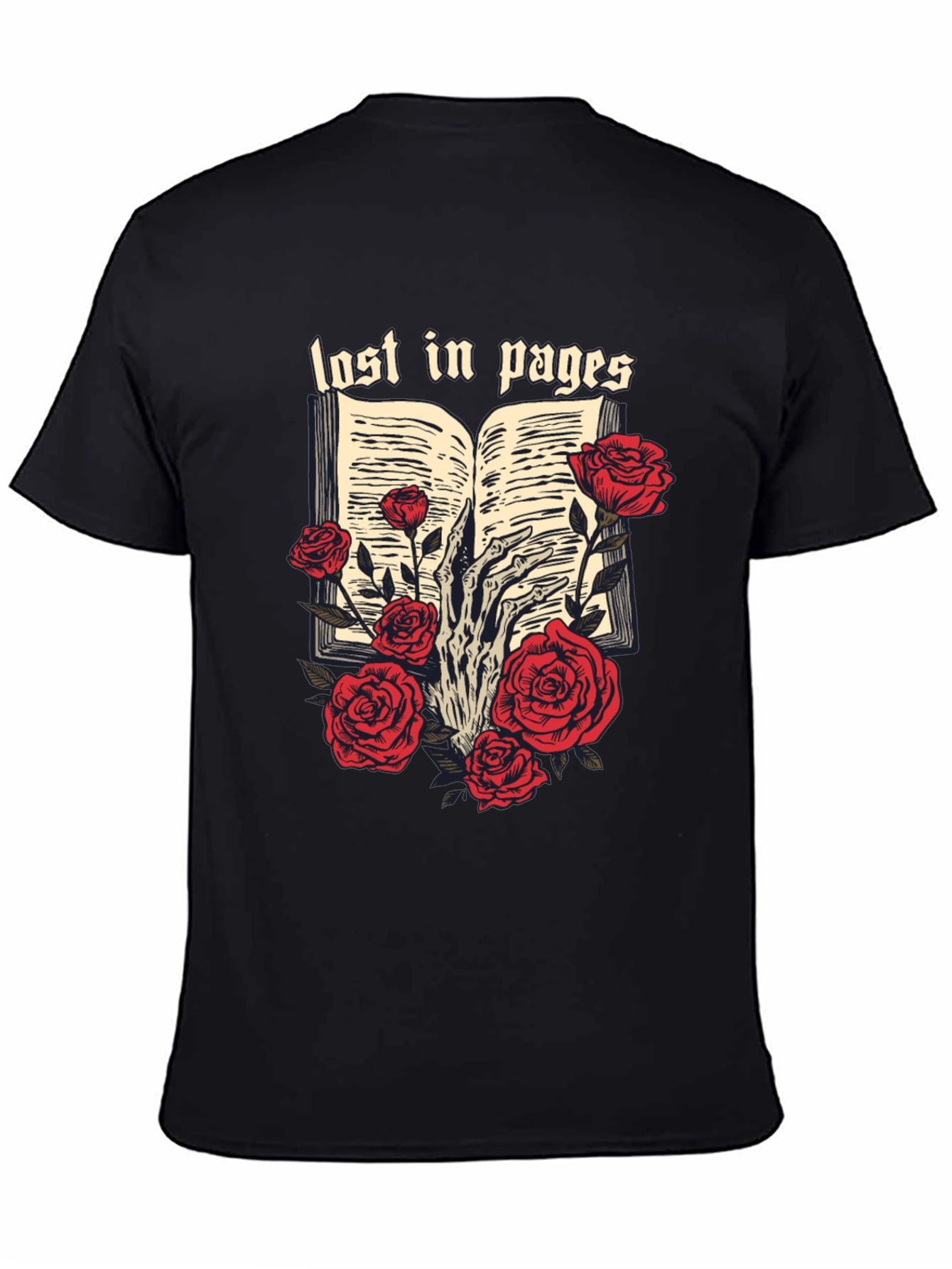 Lost in Pages Graphic Tee - Book Lovers T-Shirt