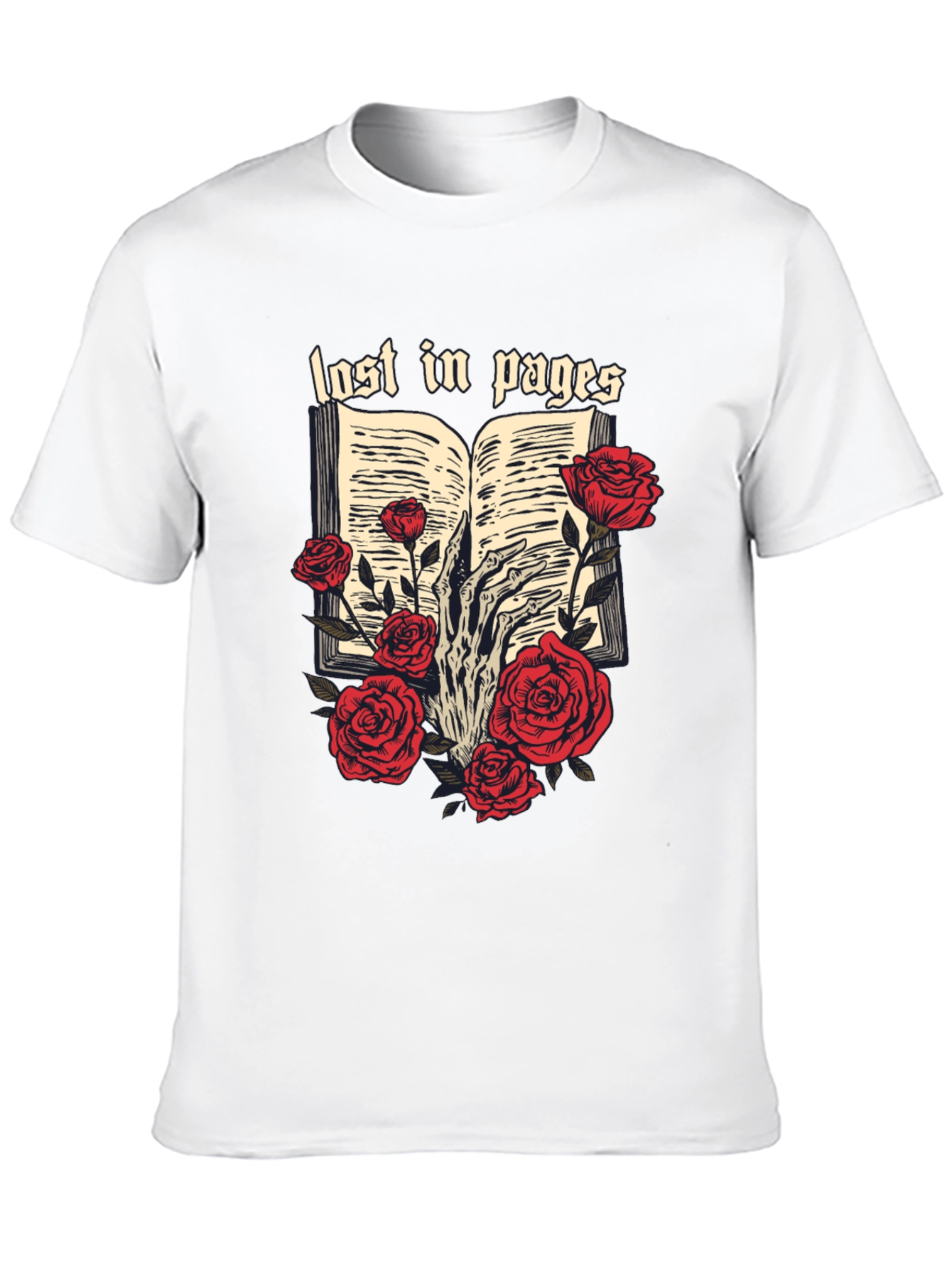 Lost in Pages Graphic Tee - Book Lovers T-Shirt