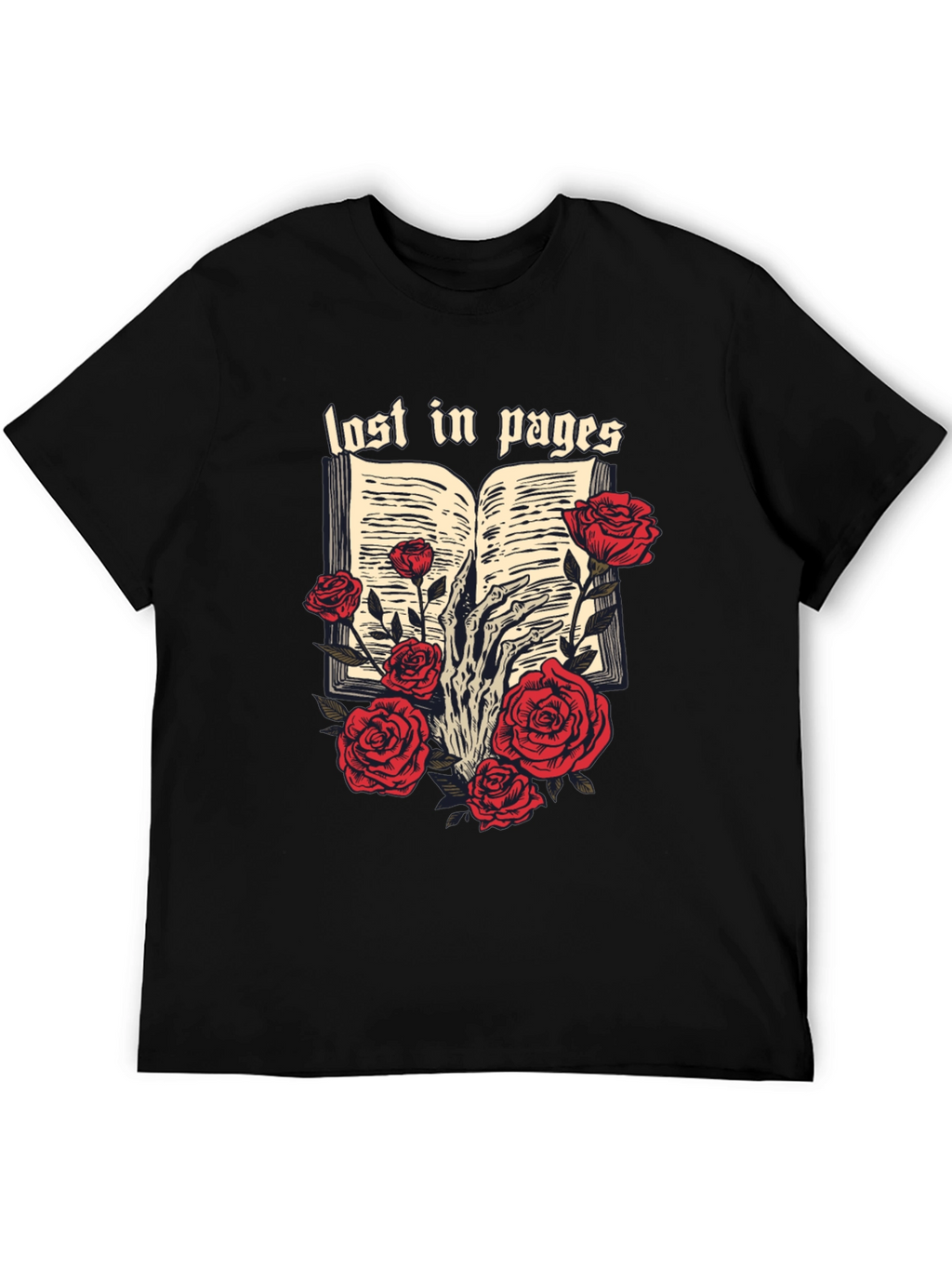 Lost in Pages Graphic Tee - Book Lovers T-Shirt