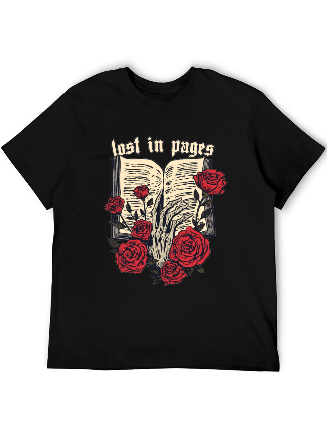 Lost in Pages Graphic Tee - Book Lovers T-Shirt