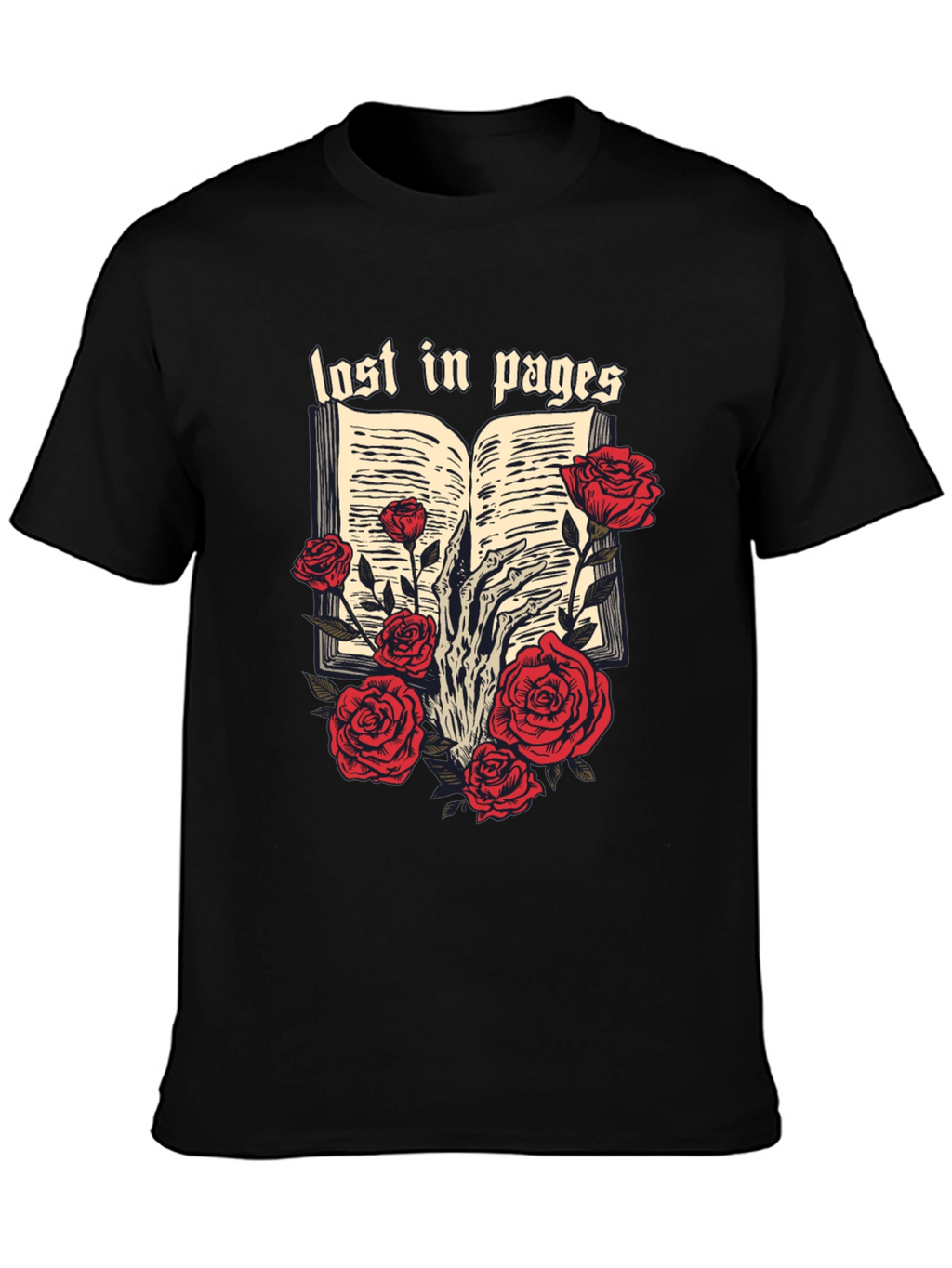 Lost in Pages Graphic Tee - Book Lovers T-Shirt
