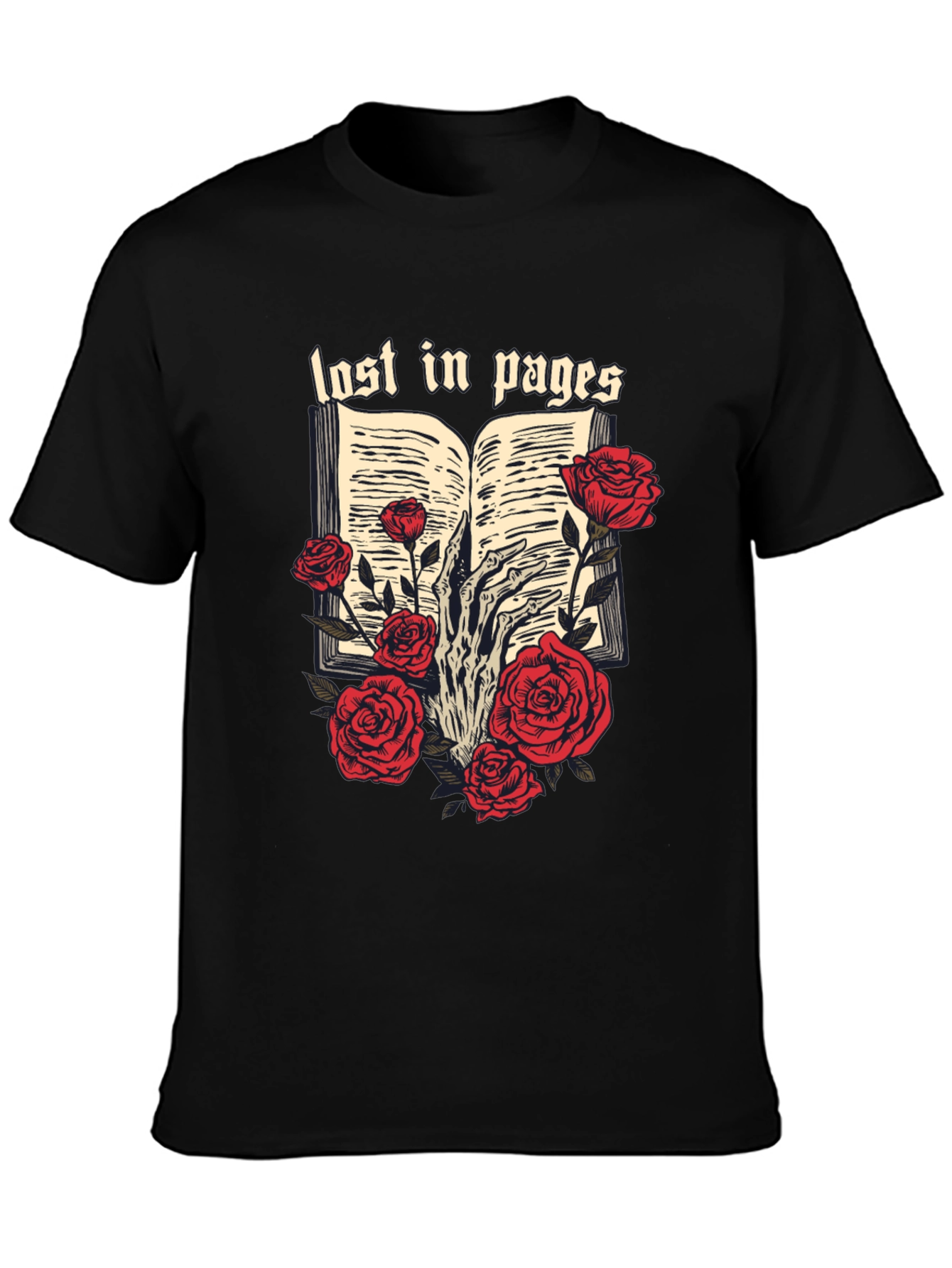 Lost in Pages Graphic Tee - Book Lovers T-Shirt