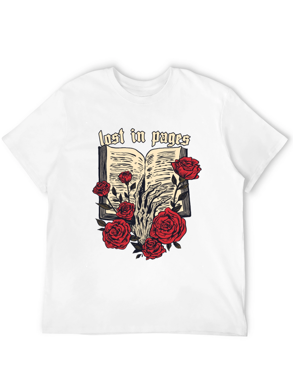 Lost in Pages Graphic Tee - Book Lovers T-Shirt