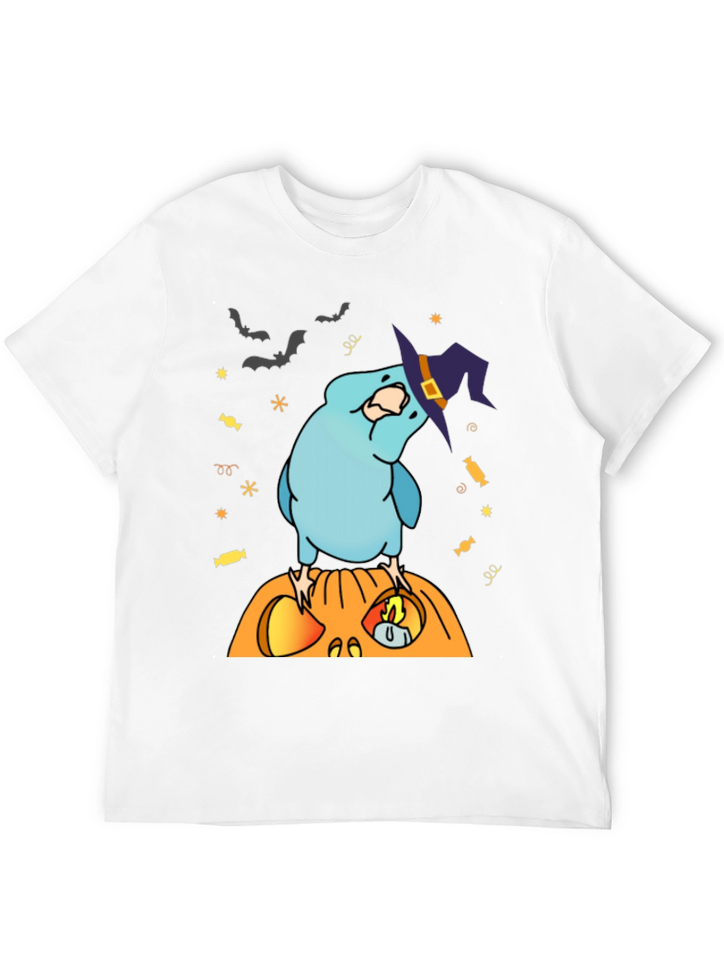 Halloween Bird Pumpkin T-Shirt