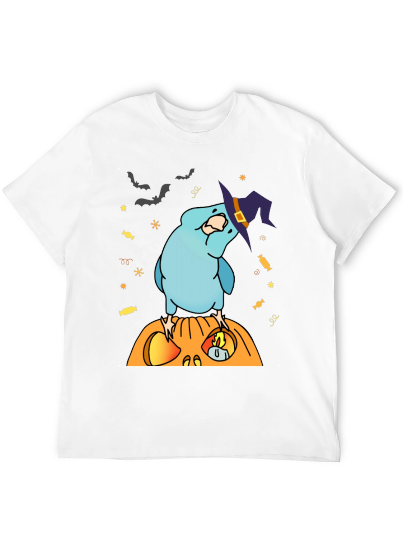 Halloween Bird Pumpkin T-Shirt