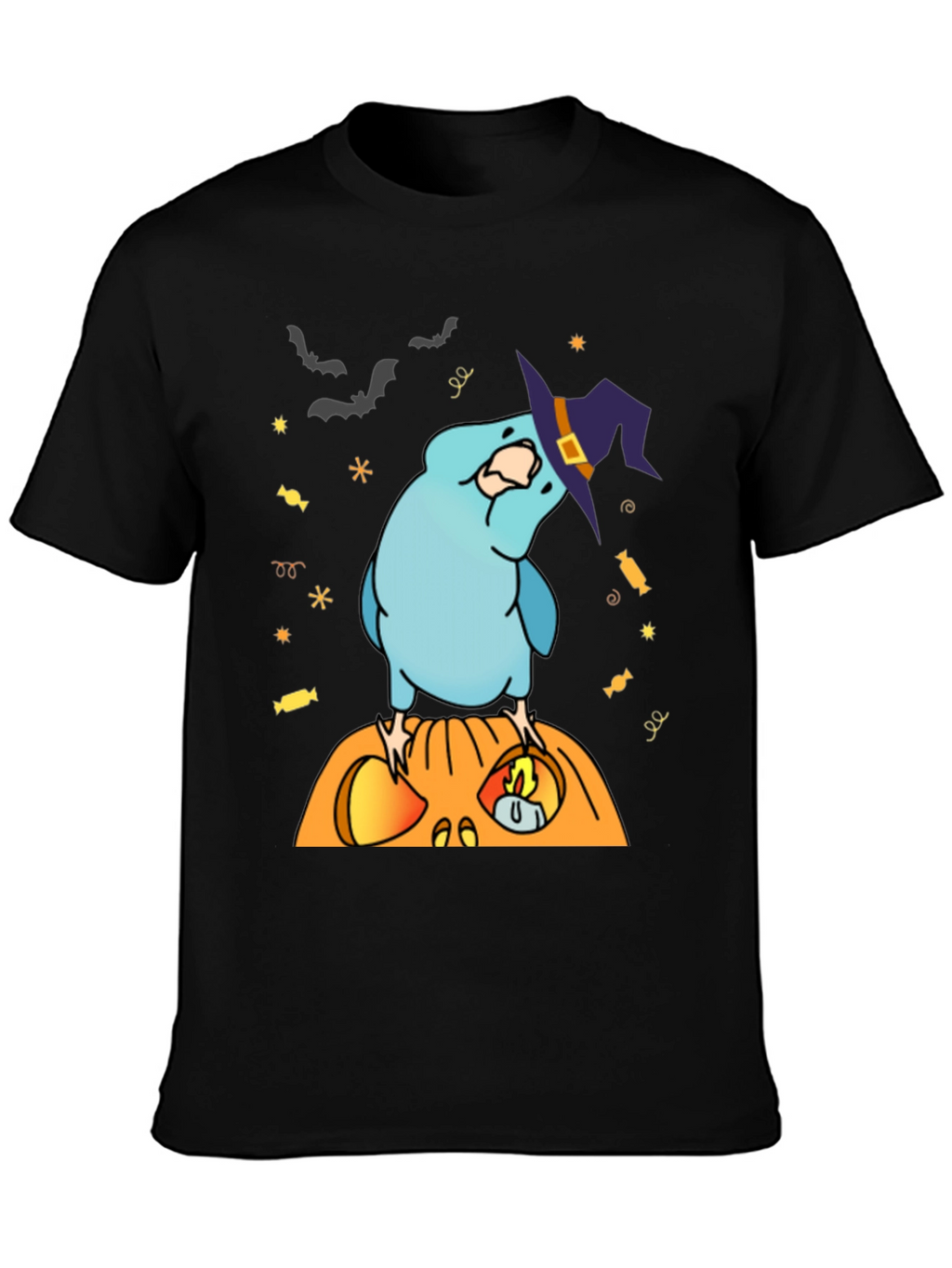 Halloween Bird Pumpkin T-Shirt