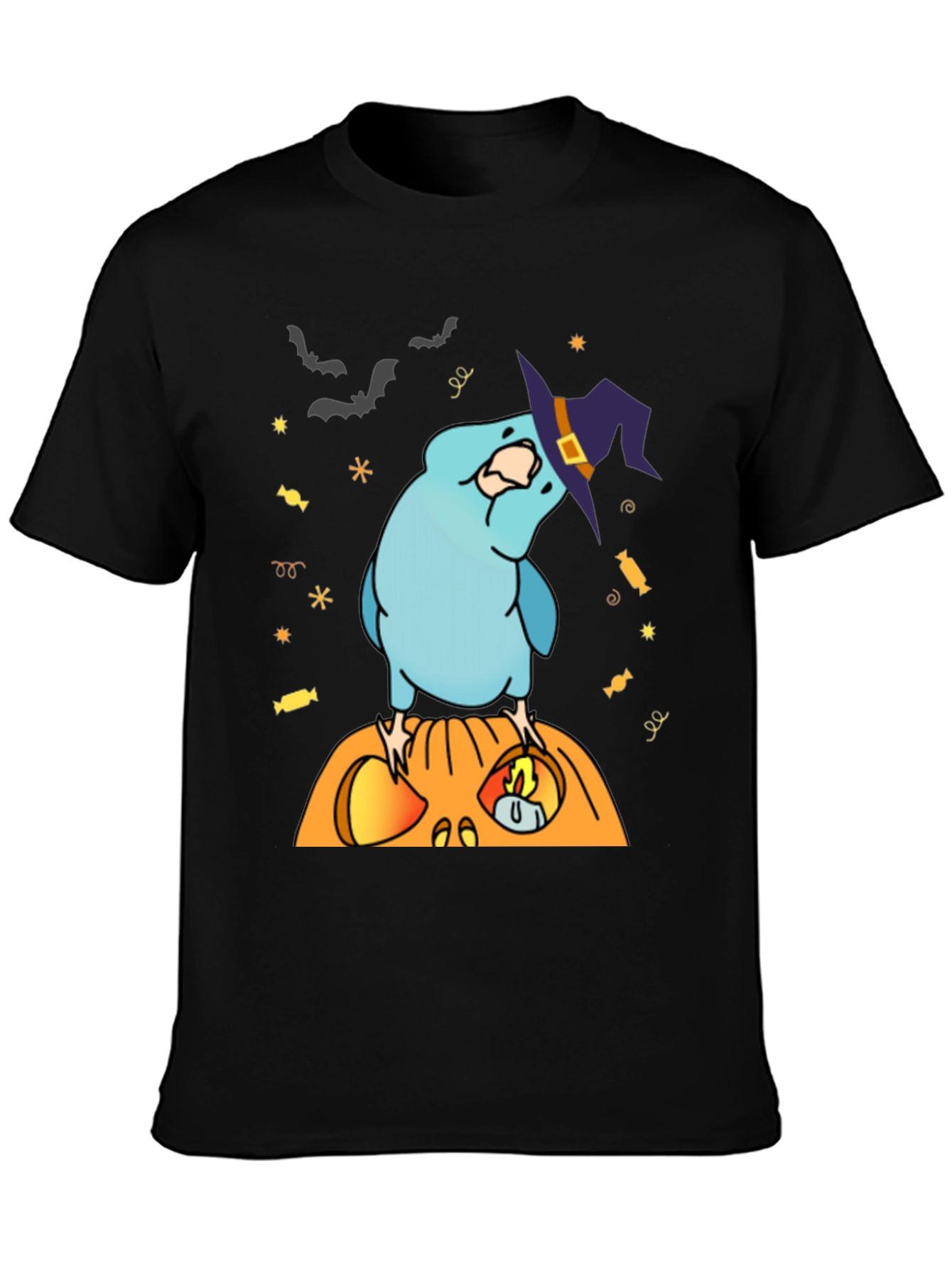 Halloween Bird Pumpkin T-Shirt