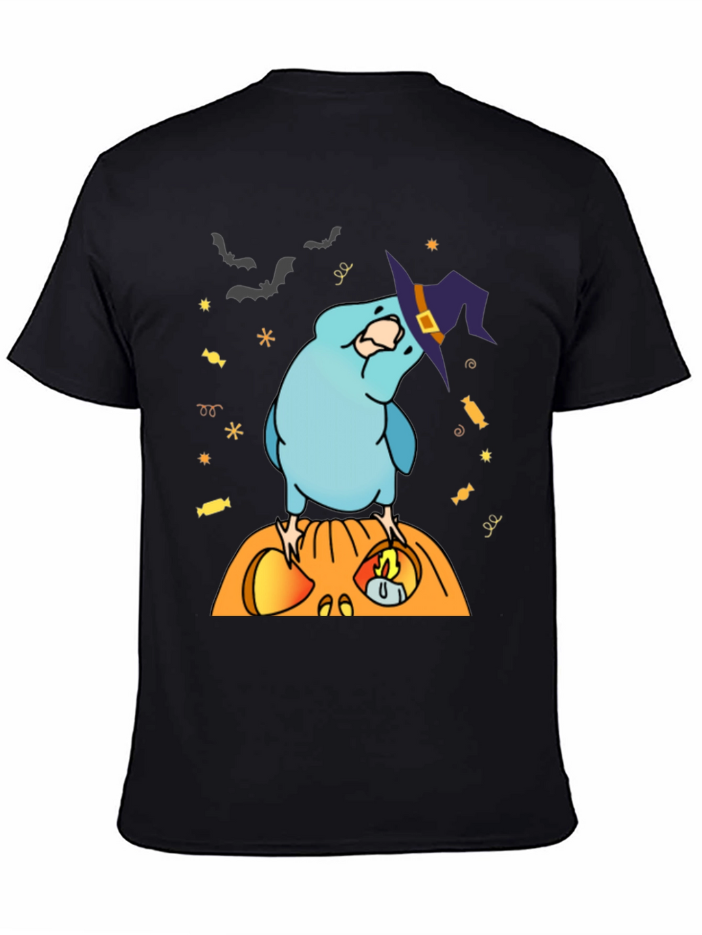 Halloween Bird Pumpkin T-Shirt