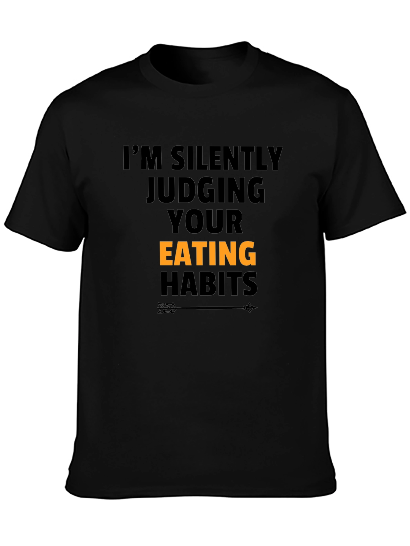 Funny Judging Eating Habits Graphic T-Shirt