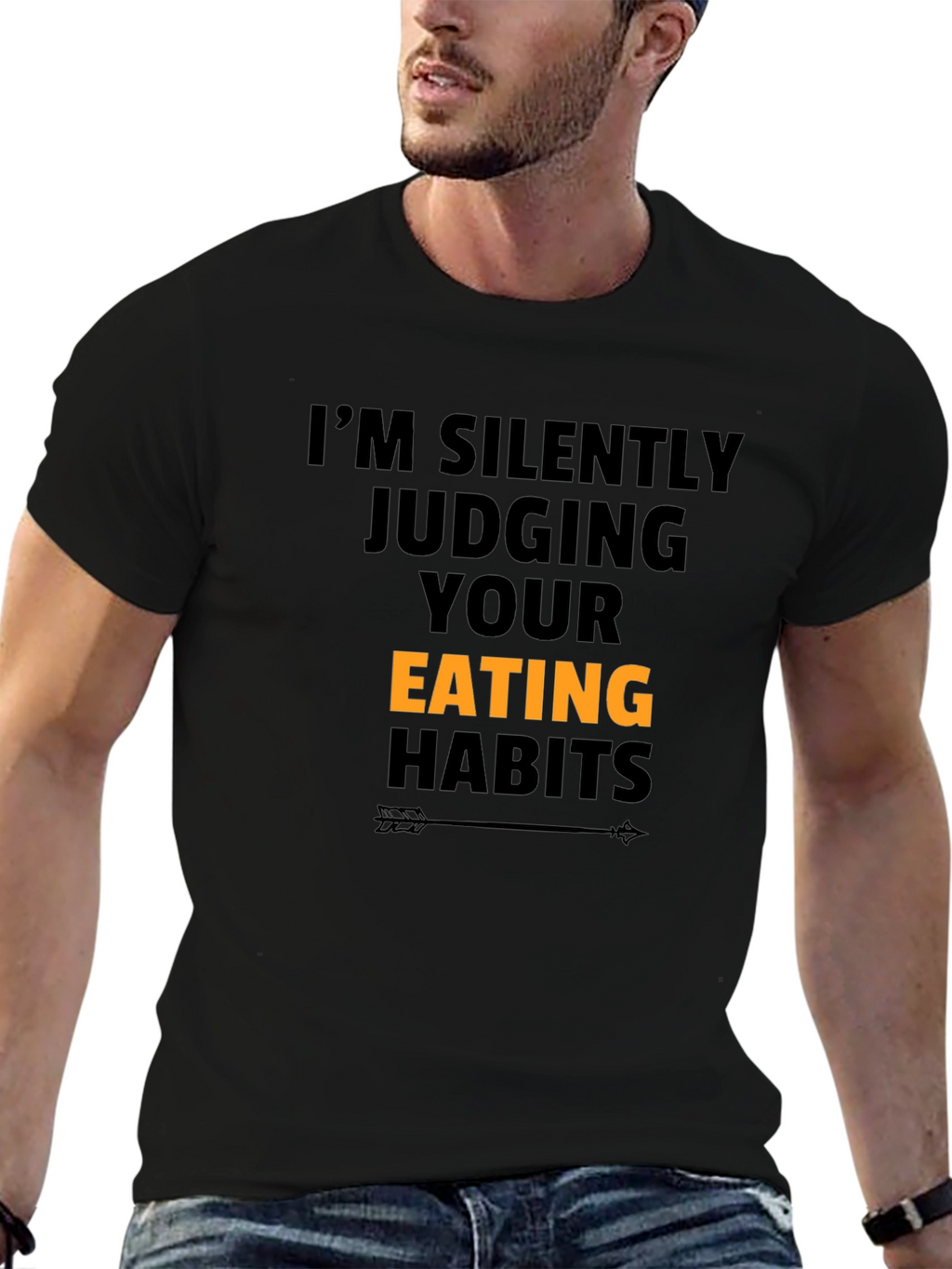 Funny Judging Eating Habits Graphic T-Shirt