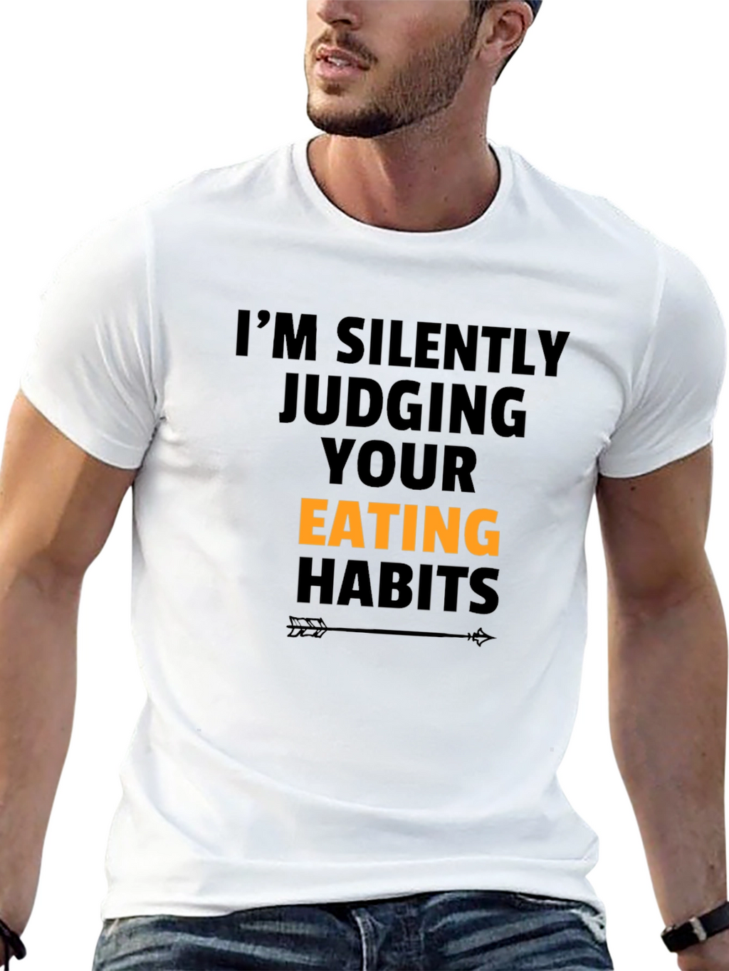 Funny Judging Eating Habits Graphic T-Shirt