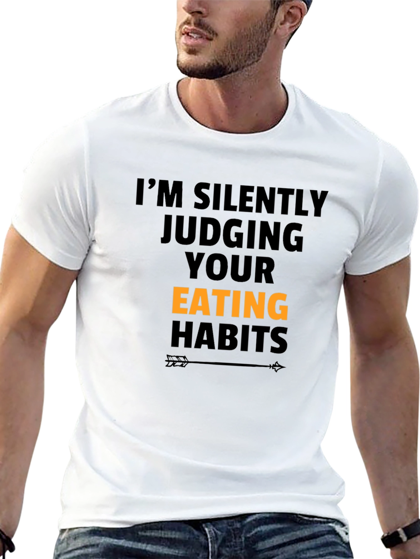 Funny Judging Eating Habits Graphic T-Shirt