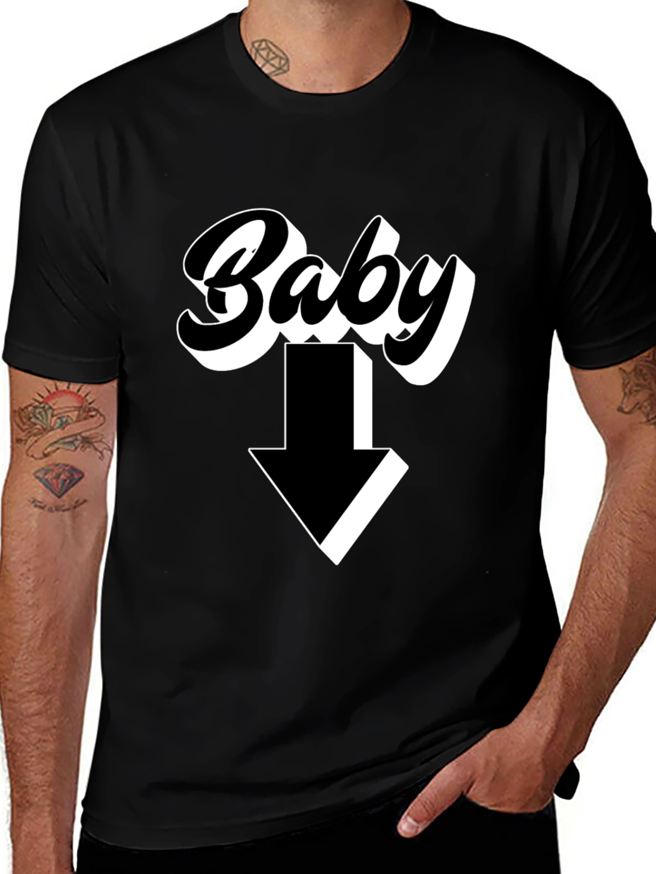 Baby Arrow T-Shirt - Hilarious Gift for Expecting Parents