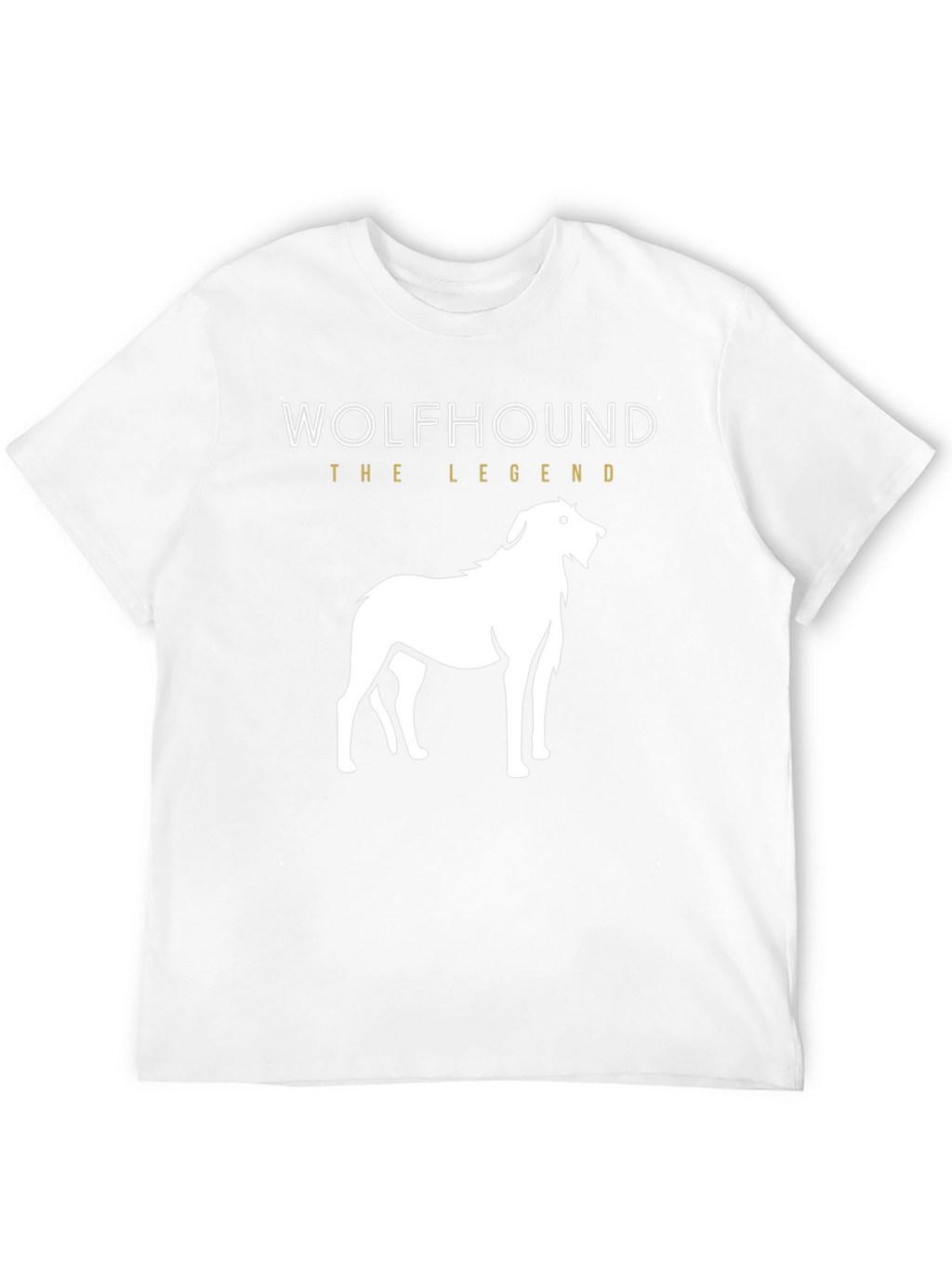 Wolfhound Dog Breed Graphic T-Shirt - The Legend