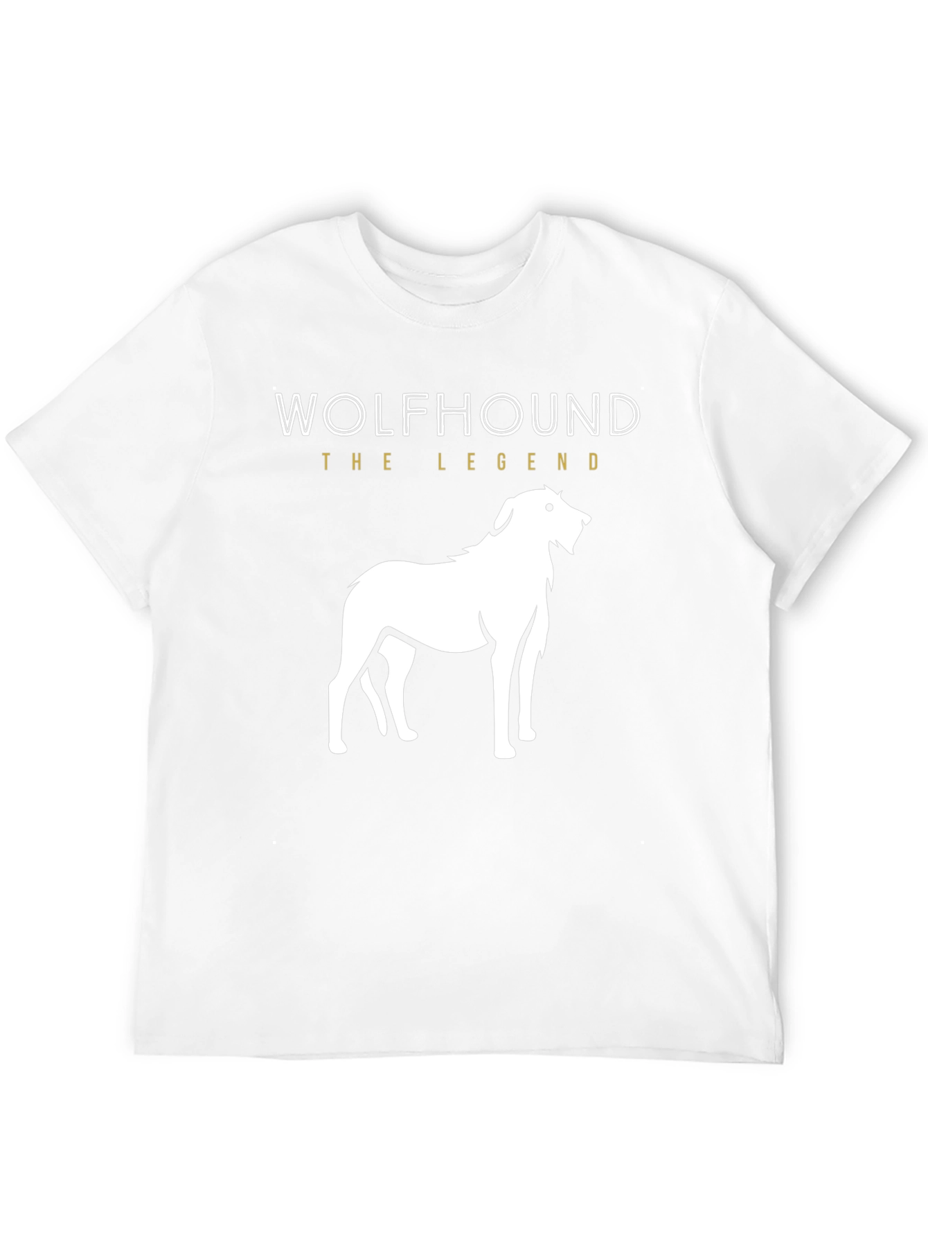 Wolfhound Dog Breed Graphic T-Shirt - The Legend