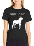 Wolfhound Dog Breed Graphic T-Shirt - The Legend