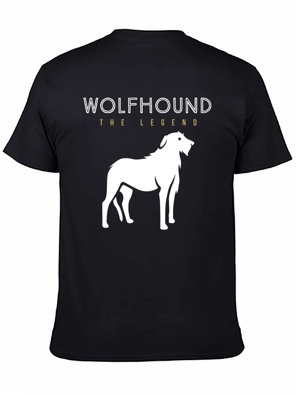 Wolfhound Dog Breed Graphic T-Shirt - The Legend
