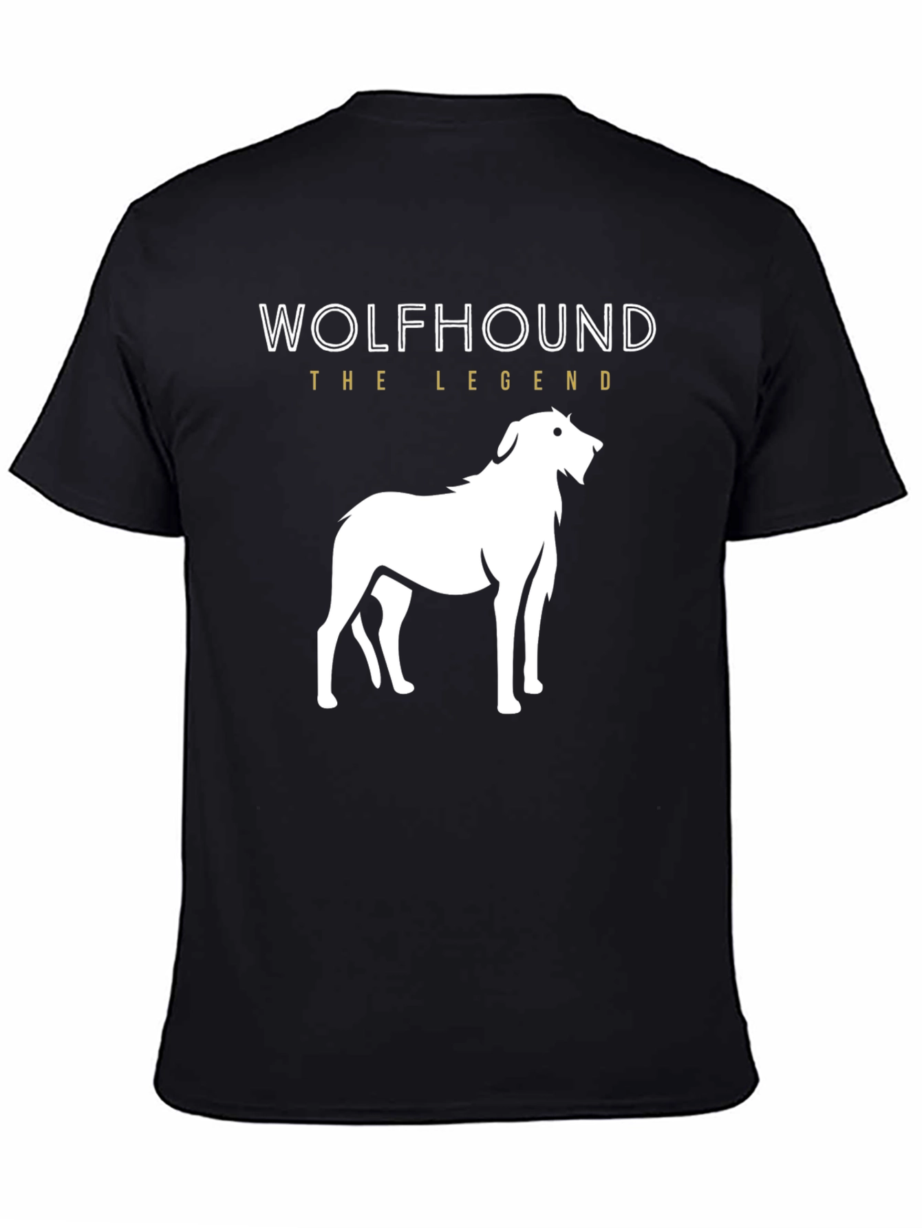Wolfhound Dog Breed Graphic T-Shirt - The Legend