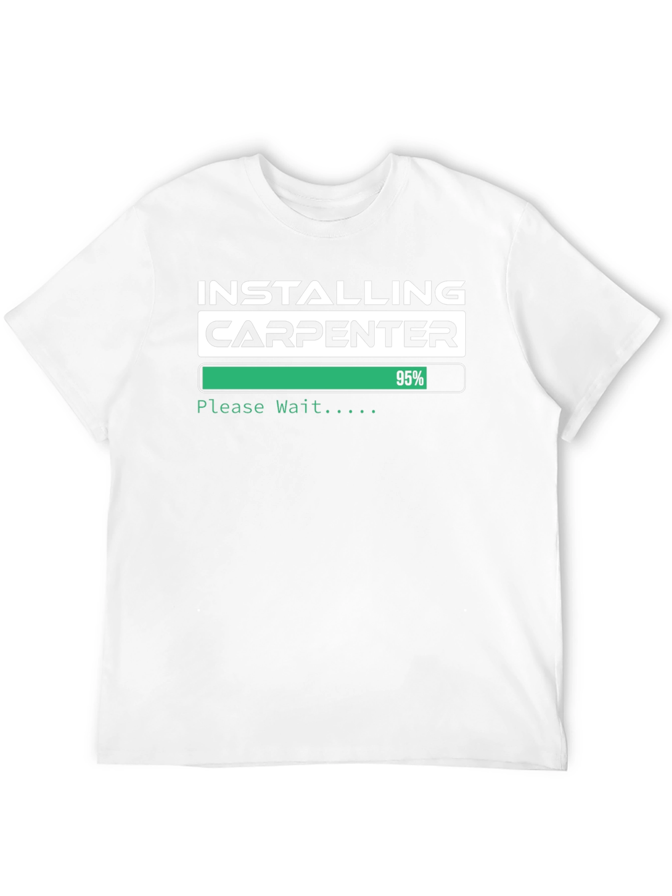 Installing Carpenter T-Shirt - Funny Construction Worker Tee