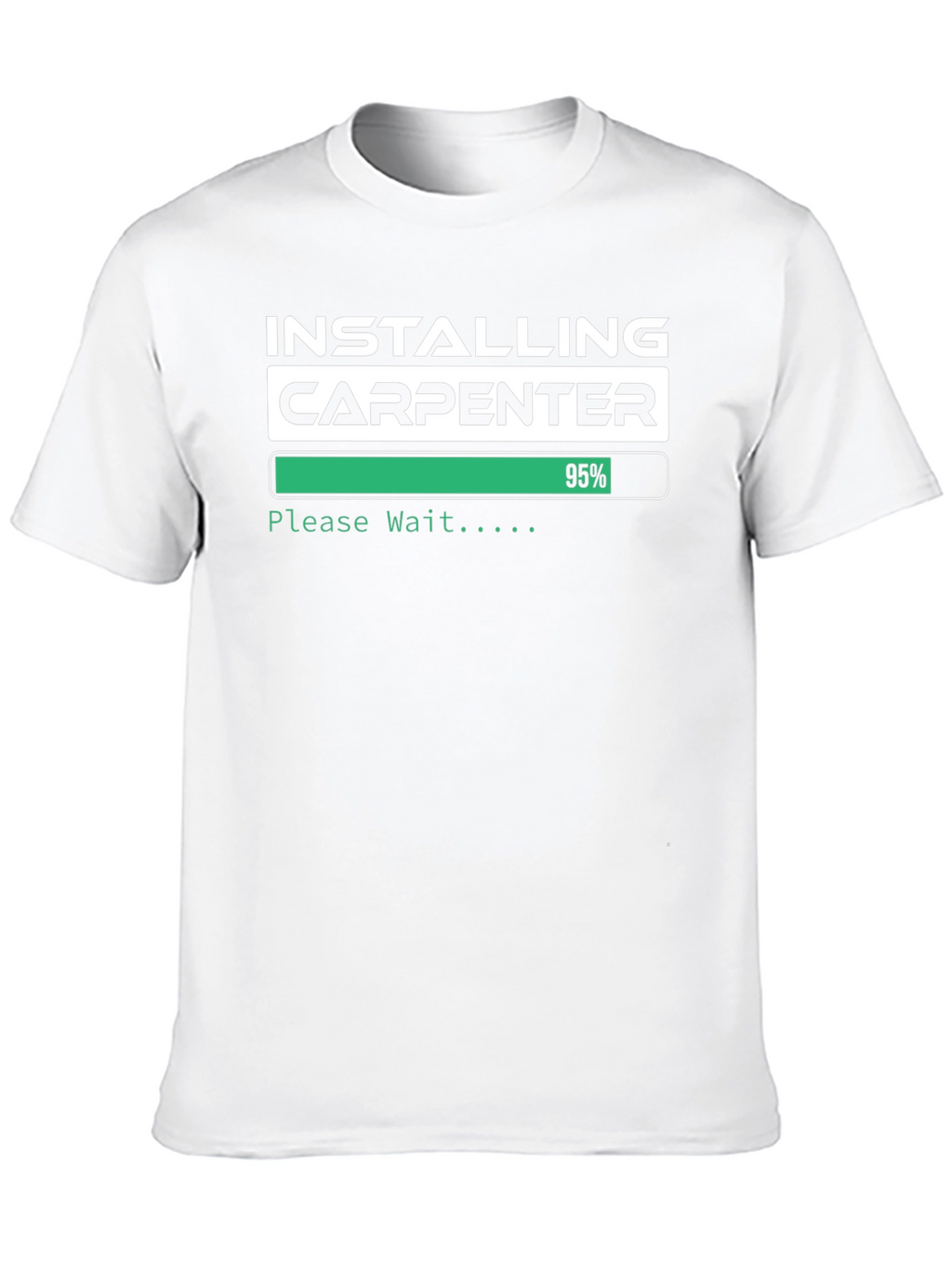 Installing Carpenter T-Shirt - Funny Construction Worker Tee