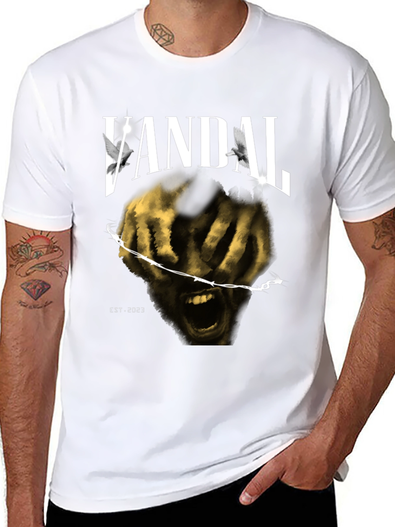 Vandal Graphic T-Shirt - Dark & Edgy Design