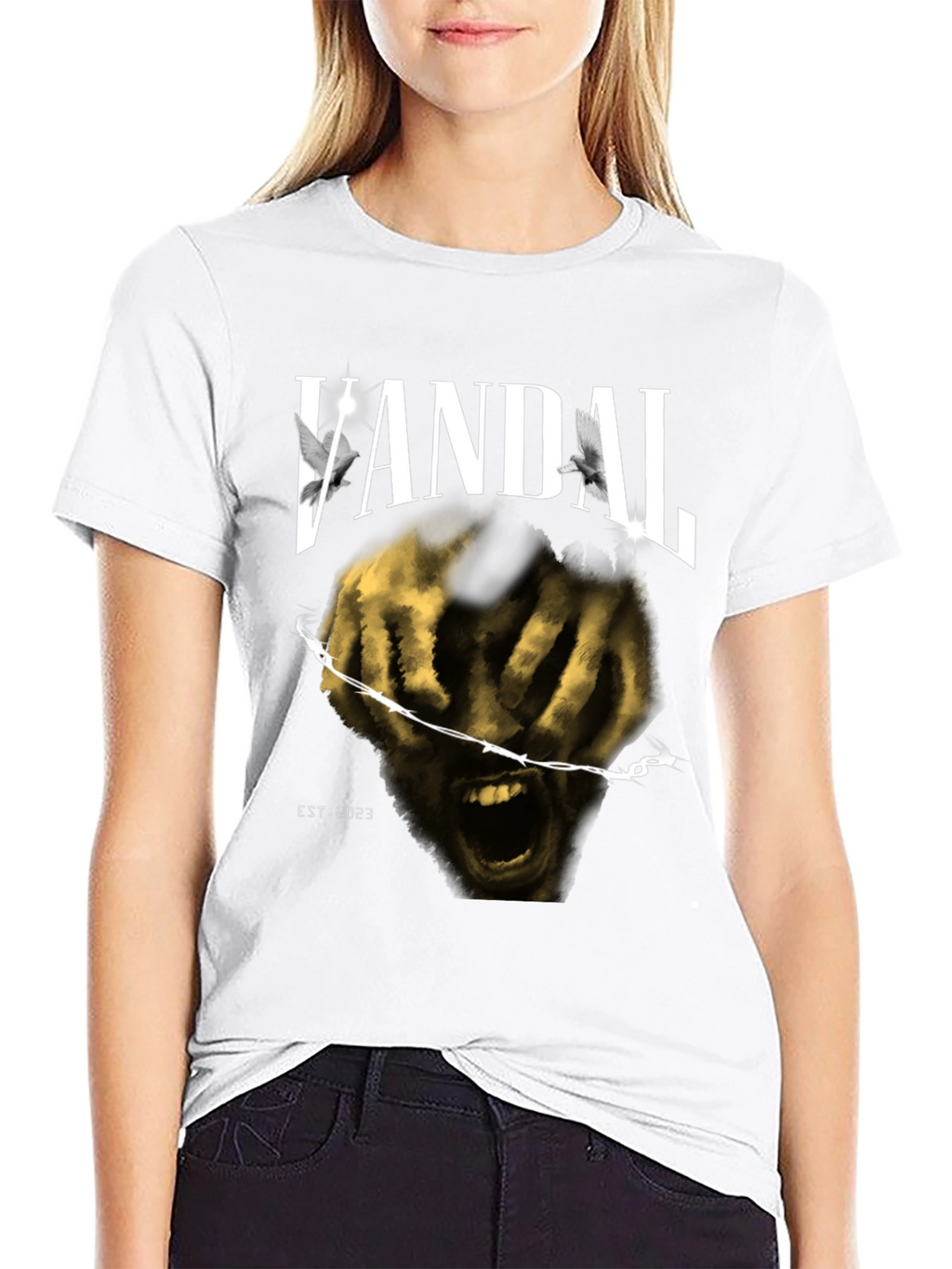 Vandal Graphic T-Shirt - Dark & Edgy Design