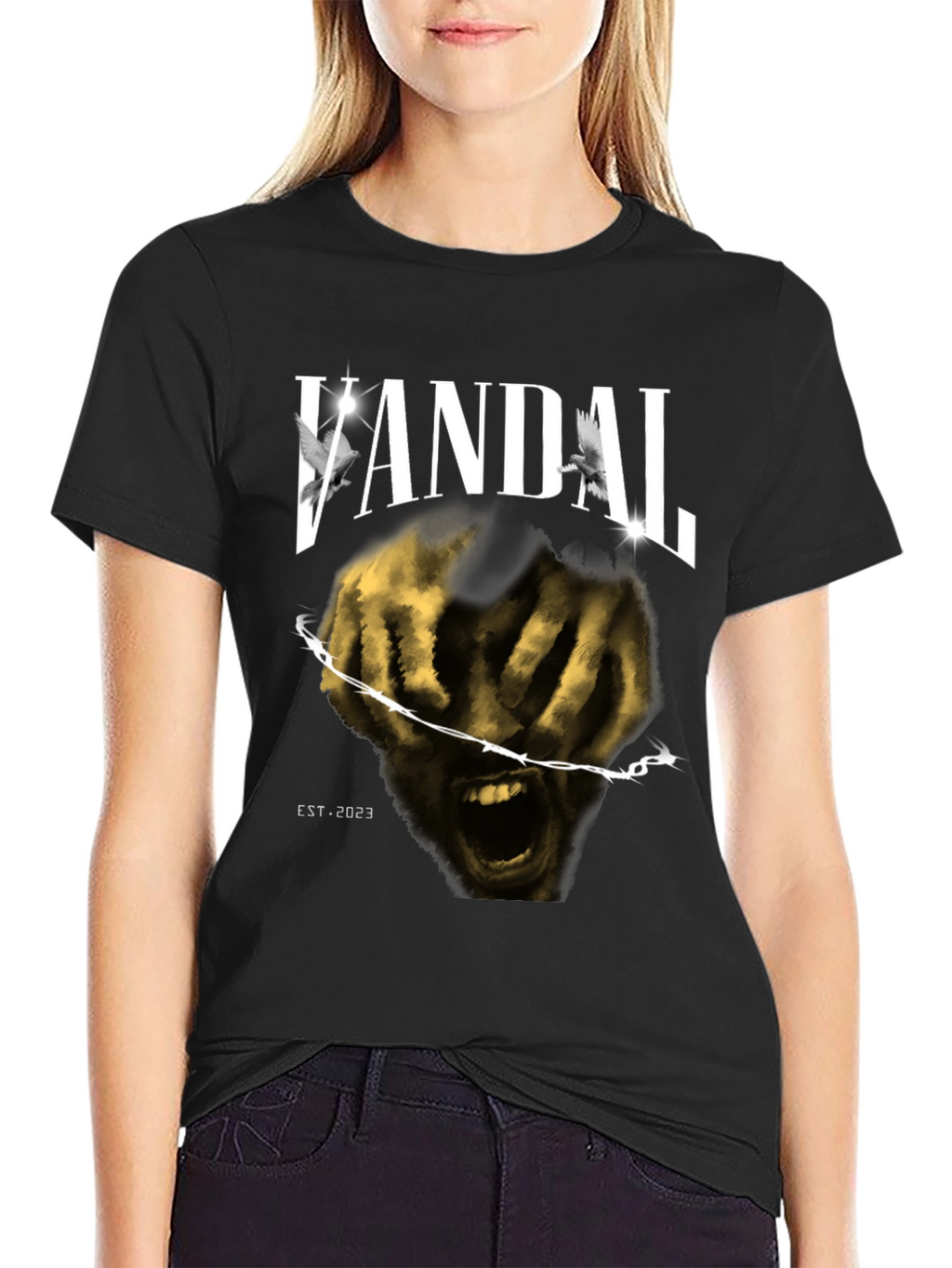Vandal Graphic T-Shirt - Dark & Edgy Design