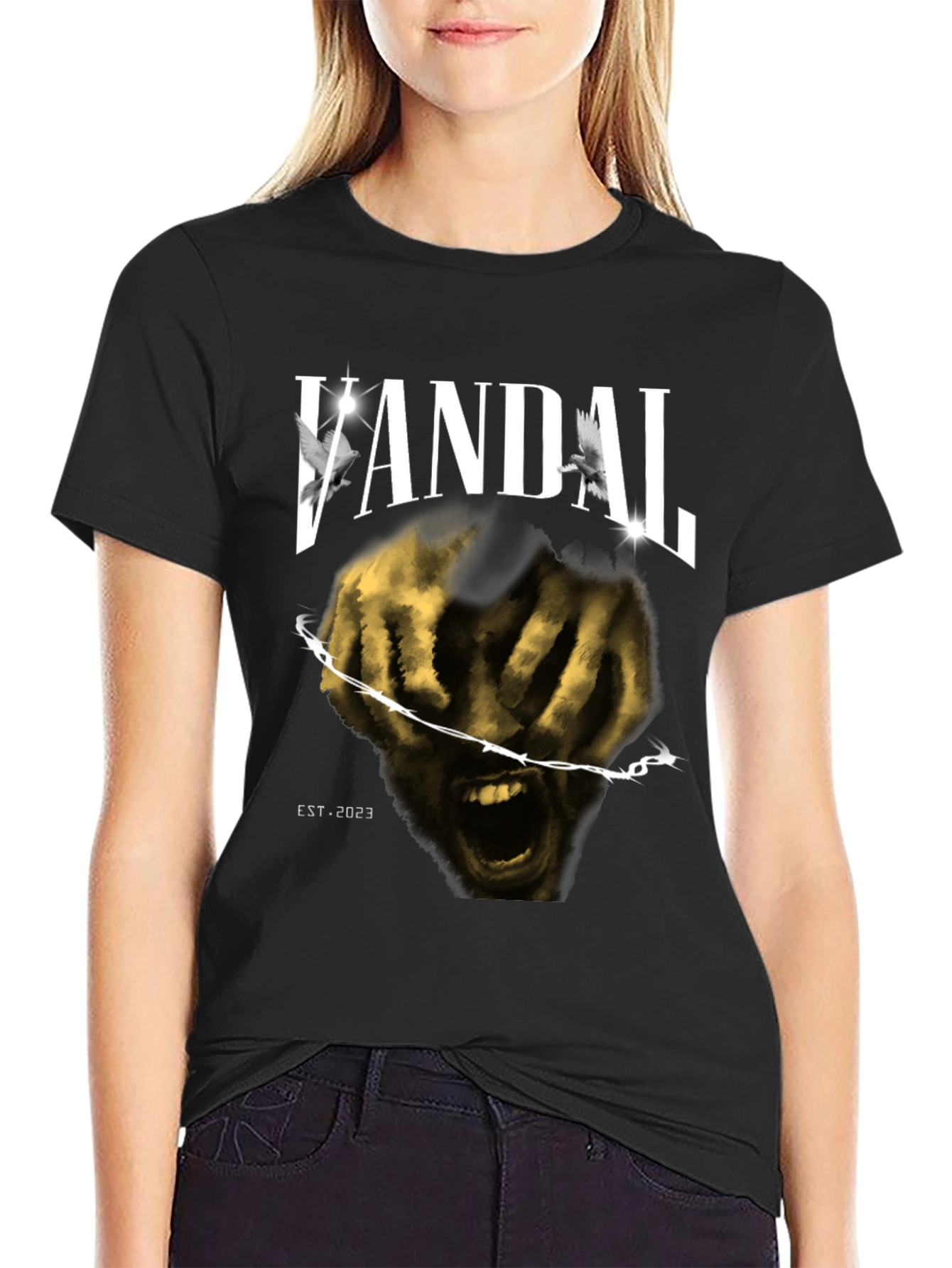 Vandal Graphic T-Shirt - Dark & Edgy Design