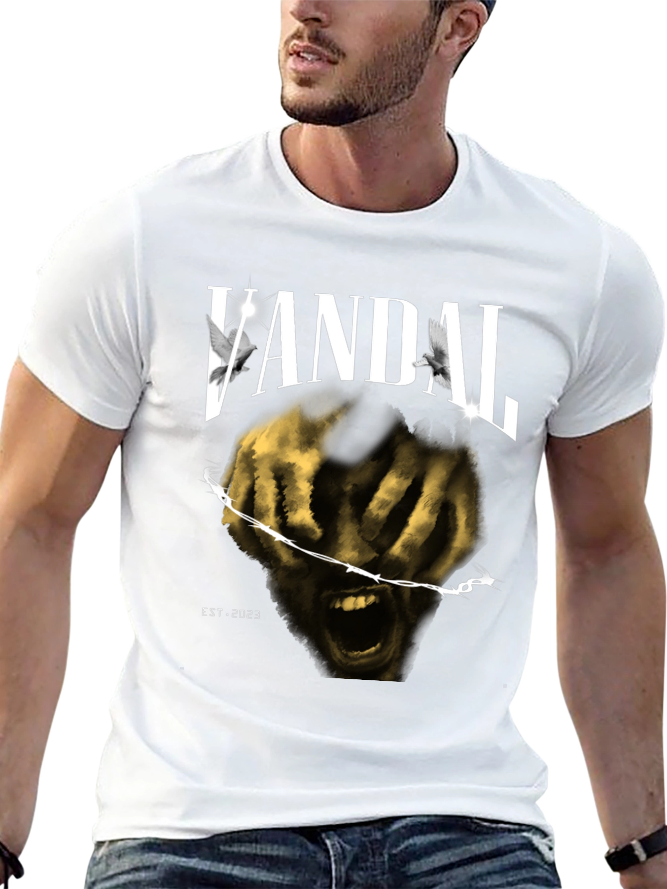 Vandal Graphic T-Shirt - Dark & Edgy Design