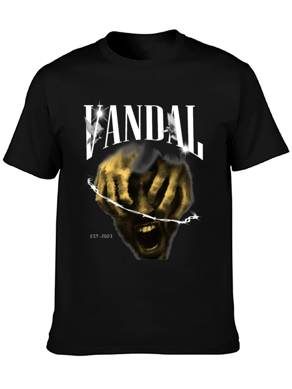Vandal Graphic T-Shirt - Dark & Edgy Design