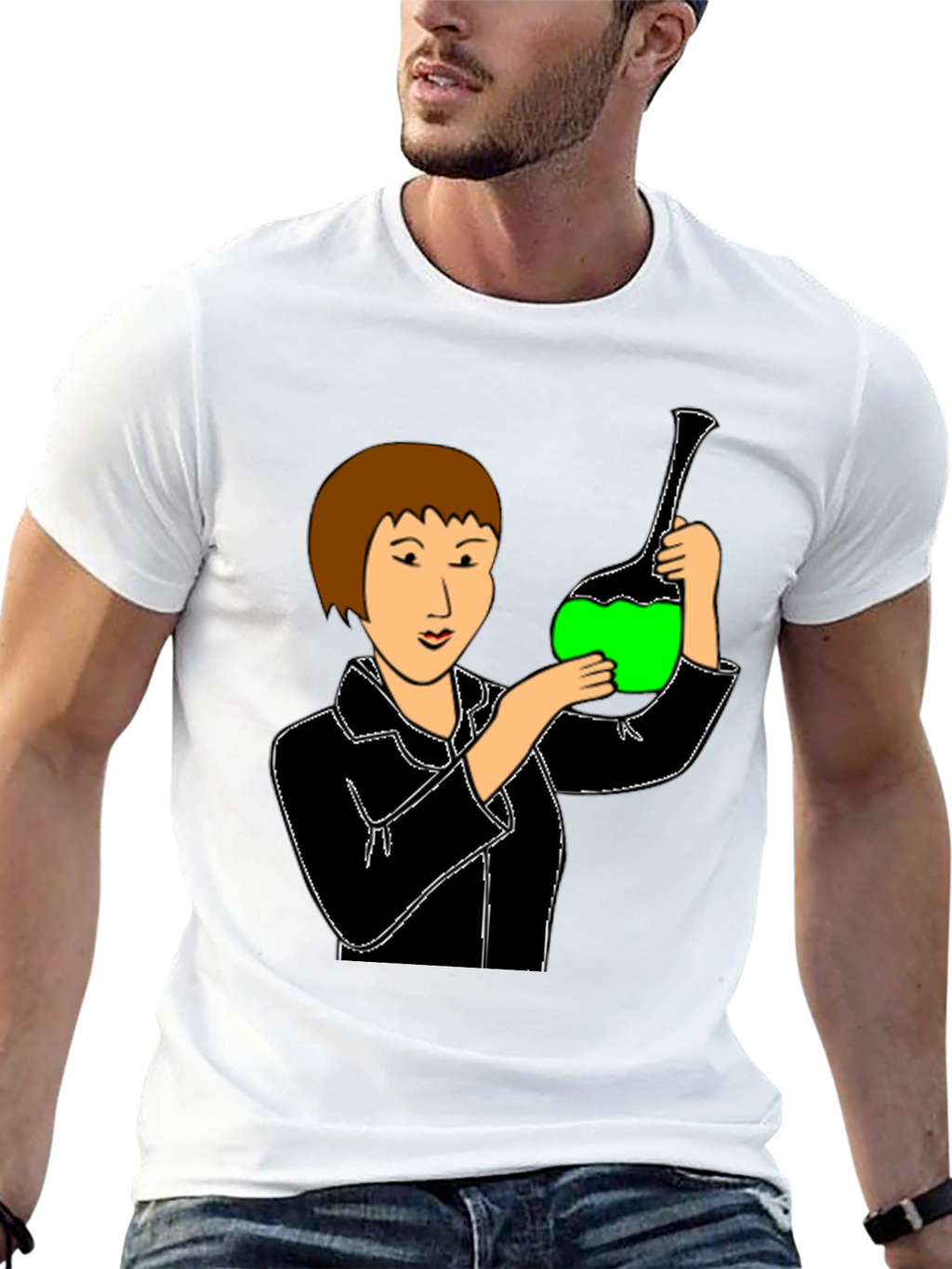 Scientist Graphic T-Shirt - Unisex Black Tee