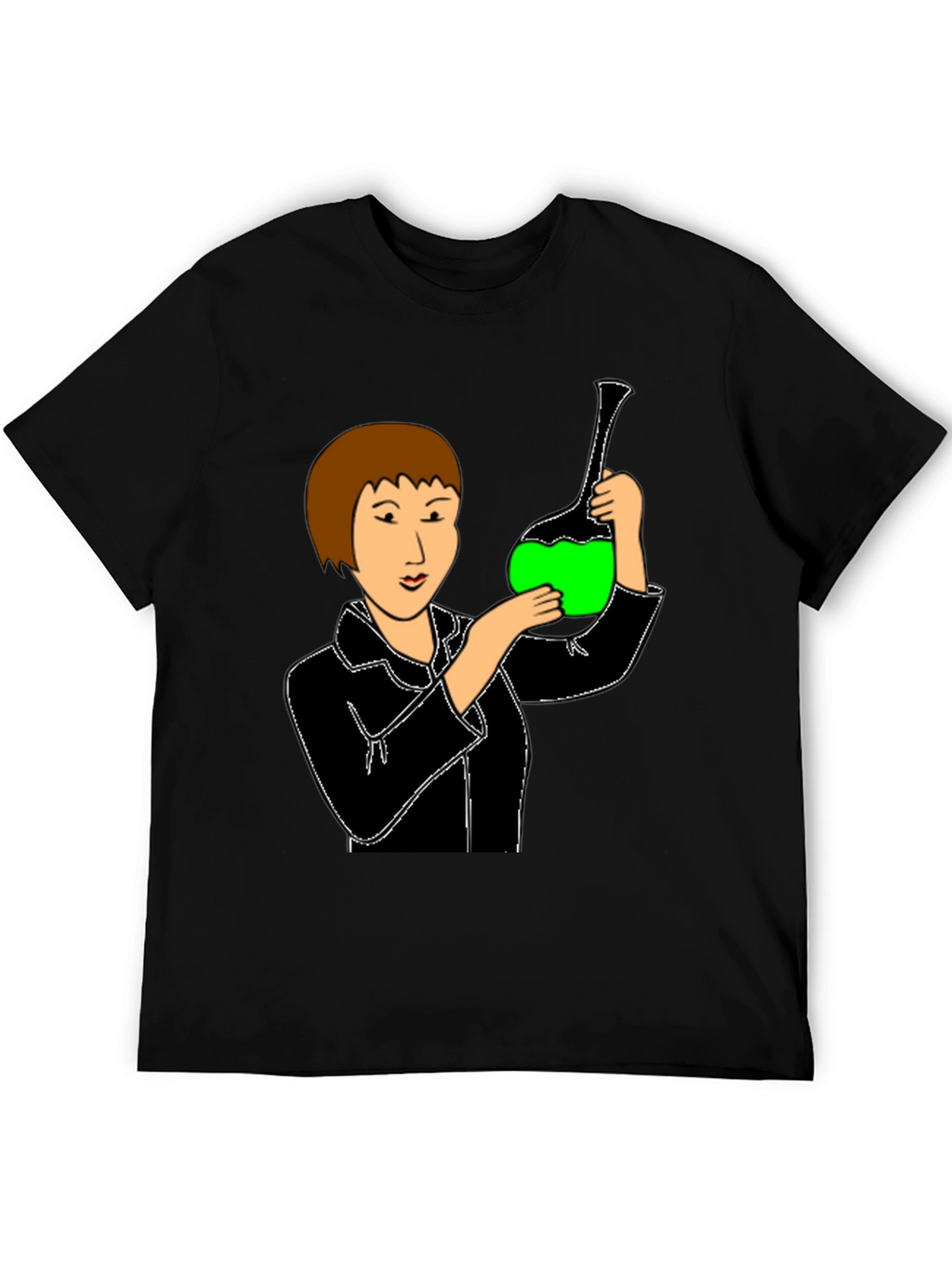 Scientist Graphic T-Shirt - Unisex Black Tee