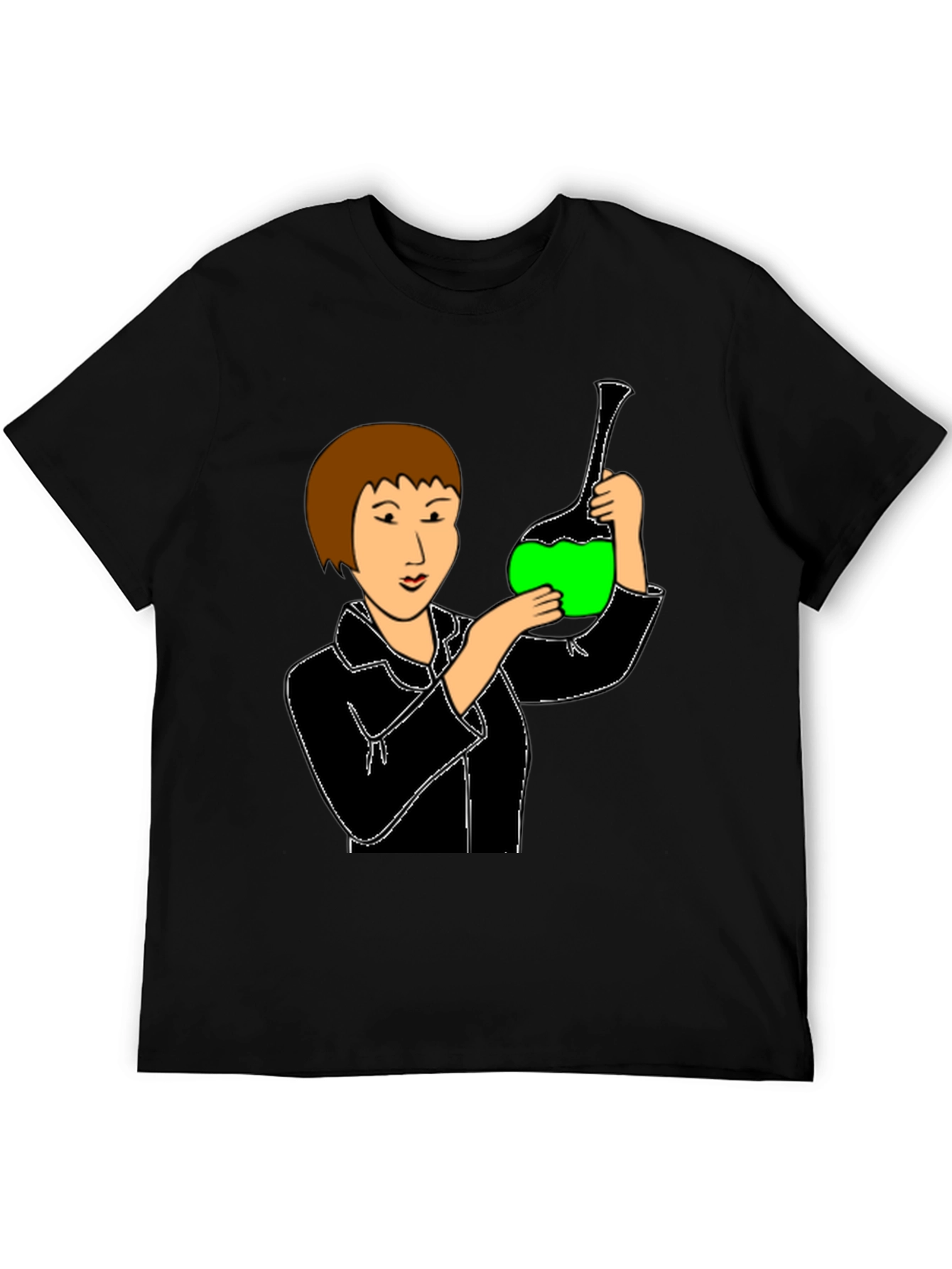 Scientist Graphic T-Shirt - Unisex Black Tee