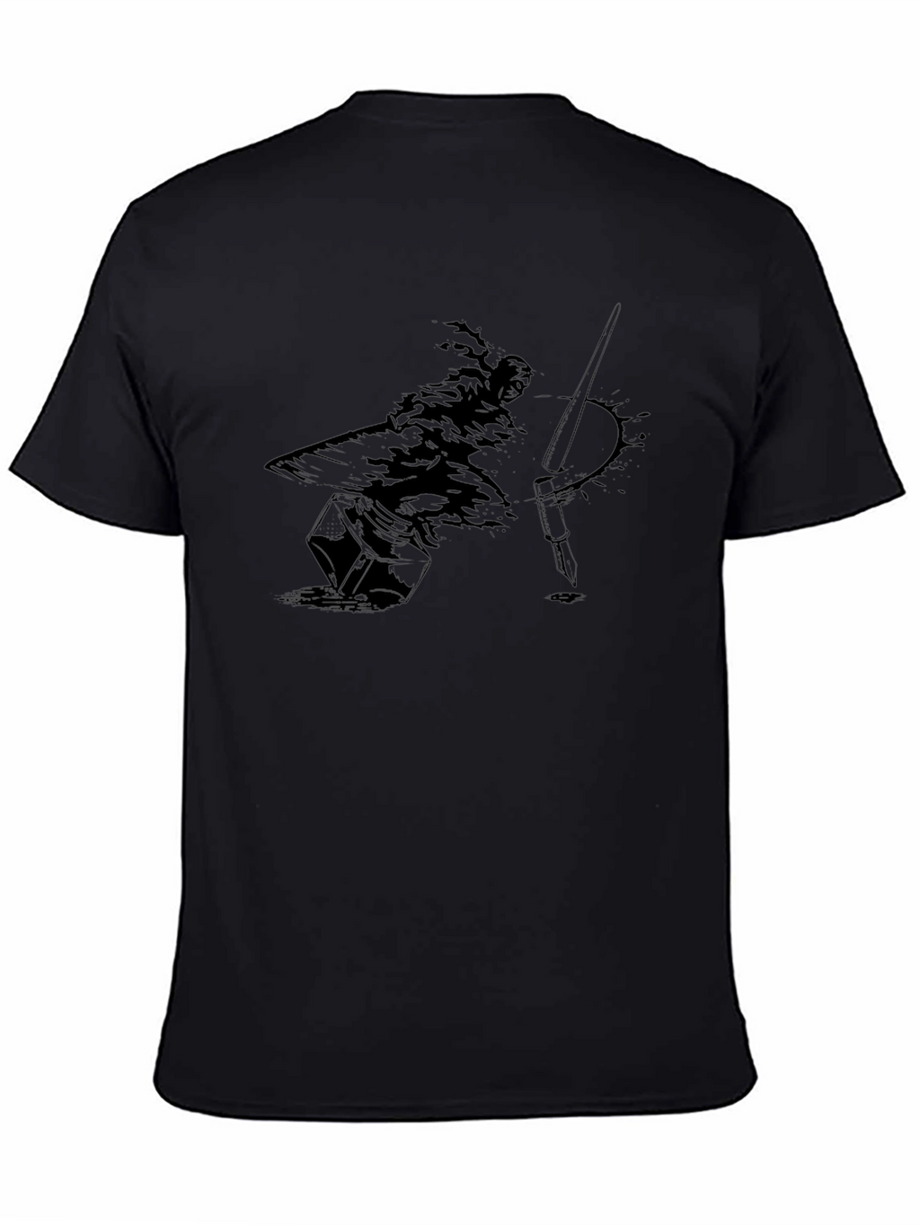 Ink Artist Graphic T-Shirt - Black Cotton Tee