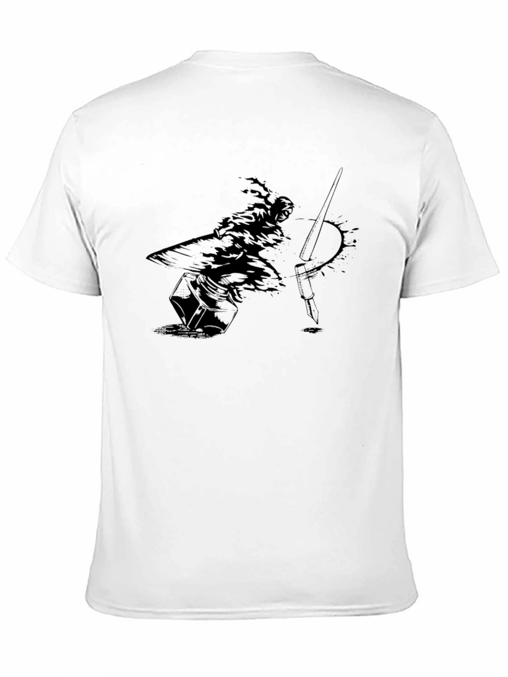 Ink Artist Graphic T-Shirt - Black Cotton Tee
