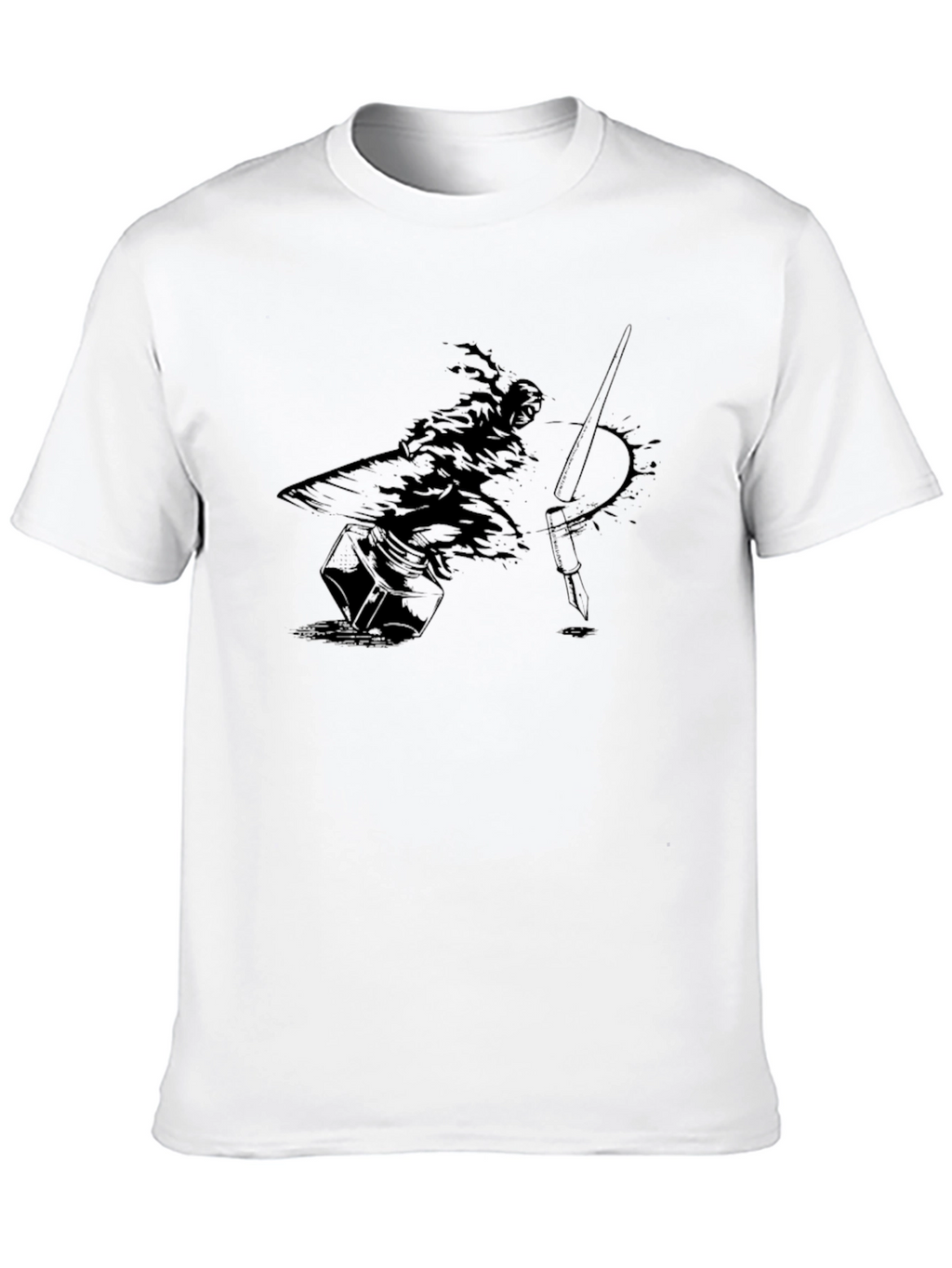Ink Artist Graphic T-Shirt - Black Cotton Tee