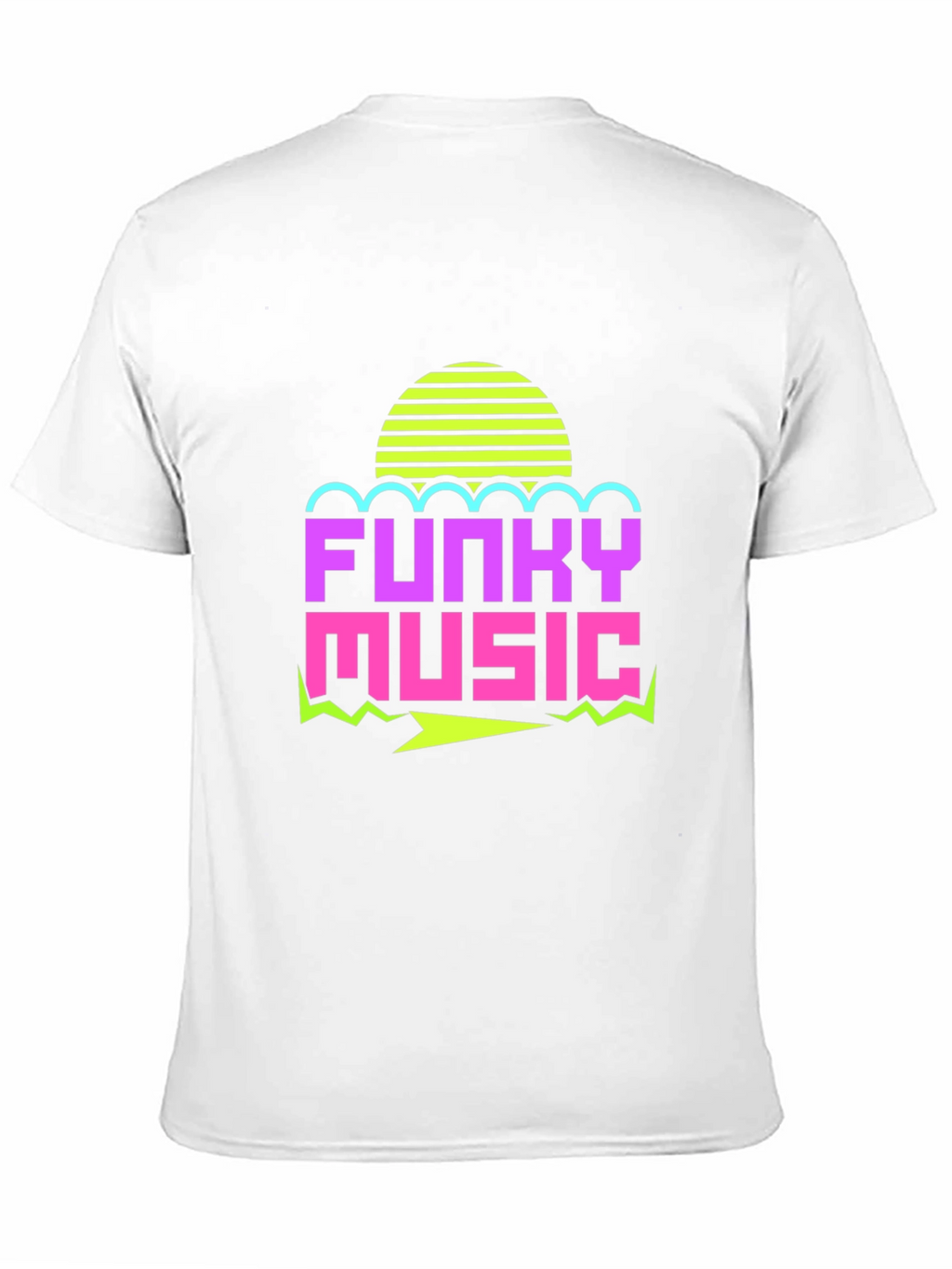 Funky Music Graphic Tee - Retro 80s Style T-Shirt
