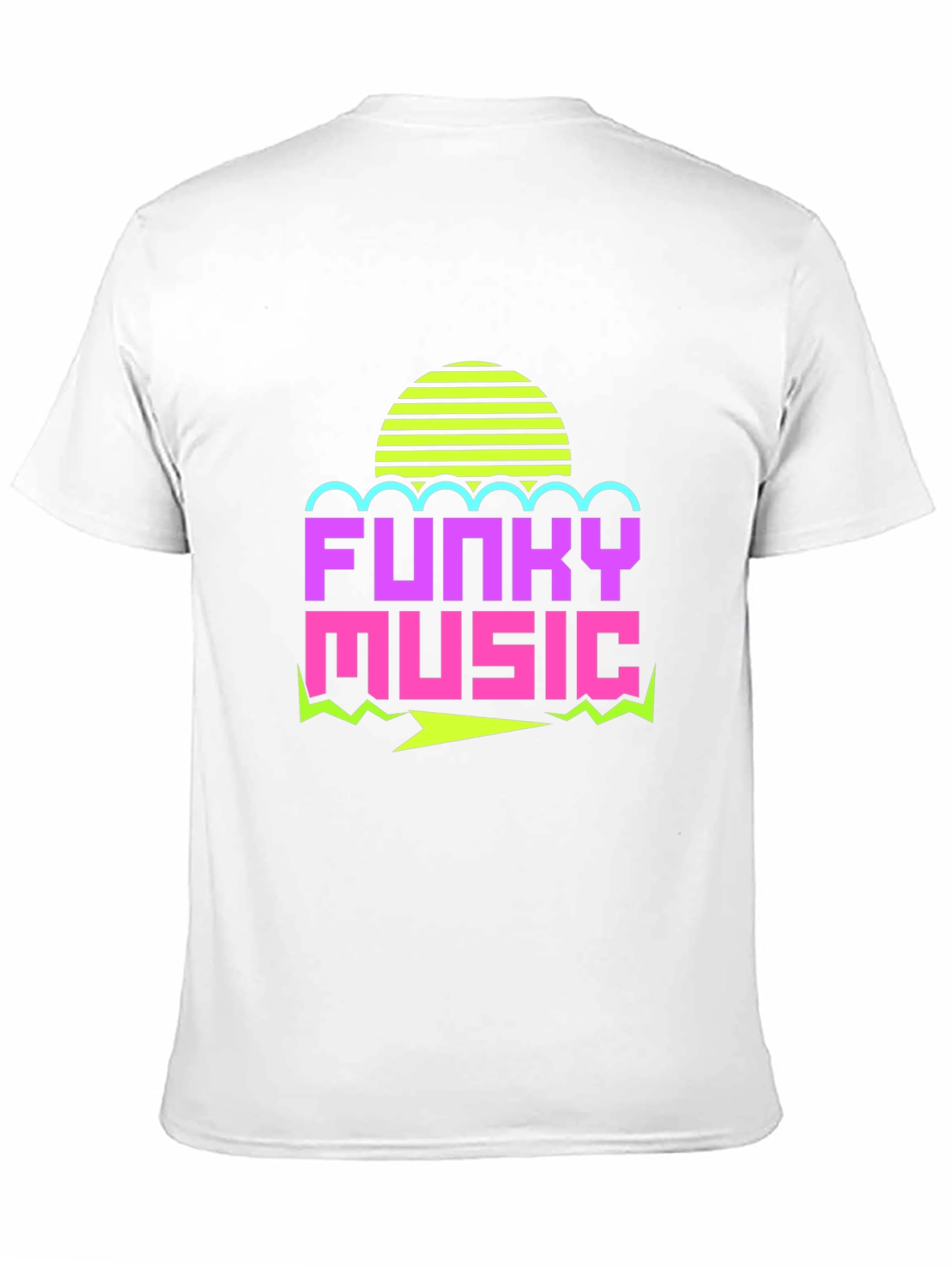 Funky Music Graphic Tee - Retro 80s Style T-Shirt