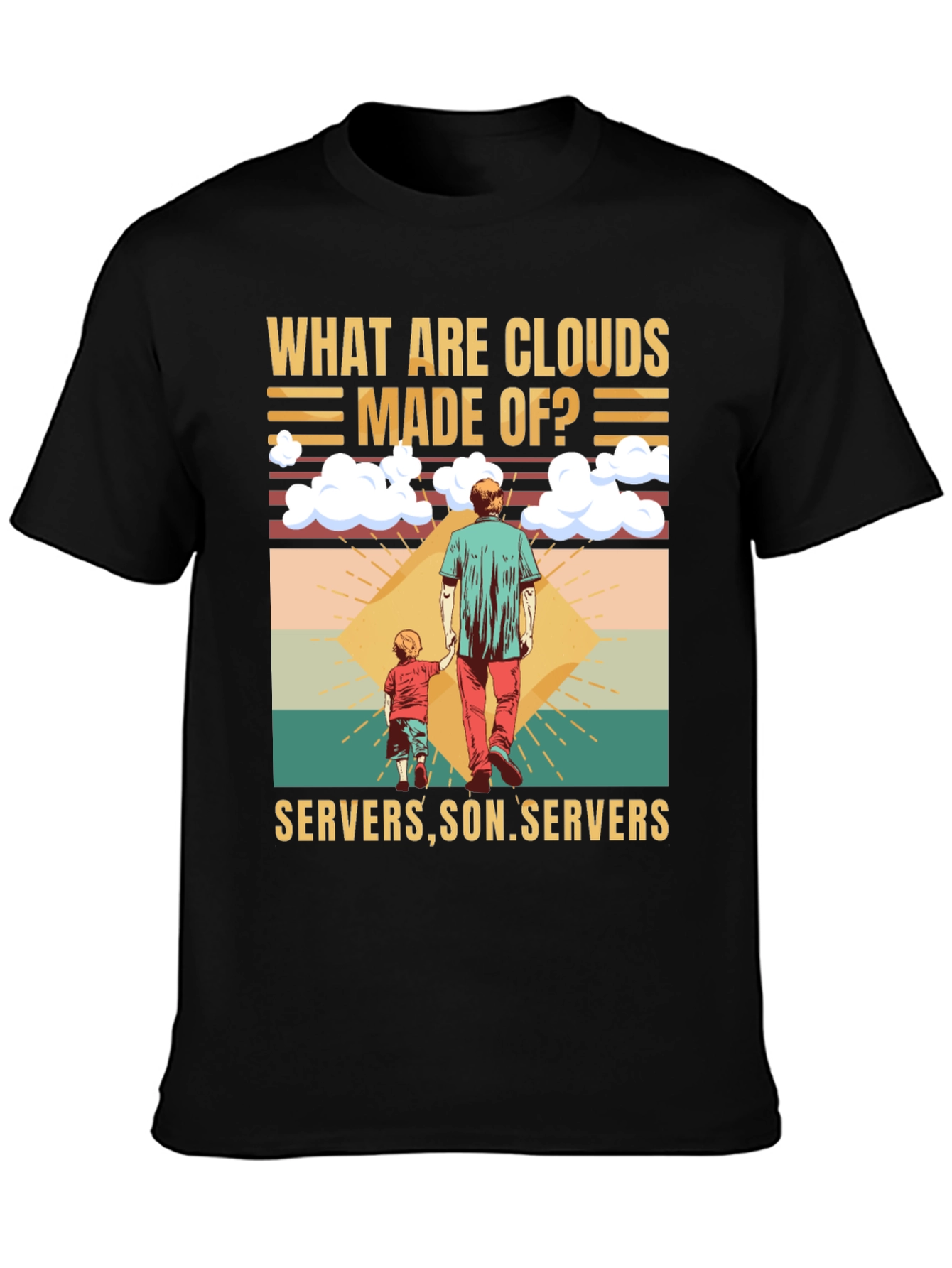 Clouds Made Of Servers T-Shirt