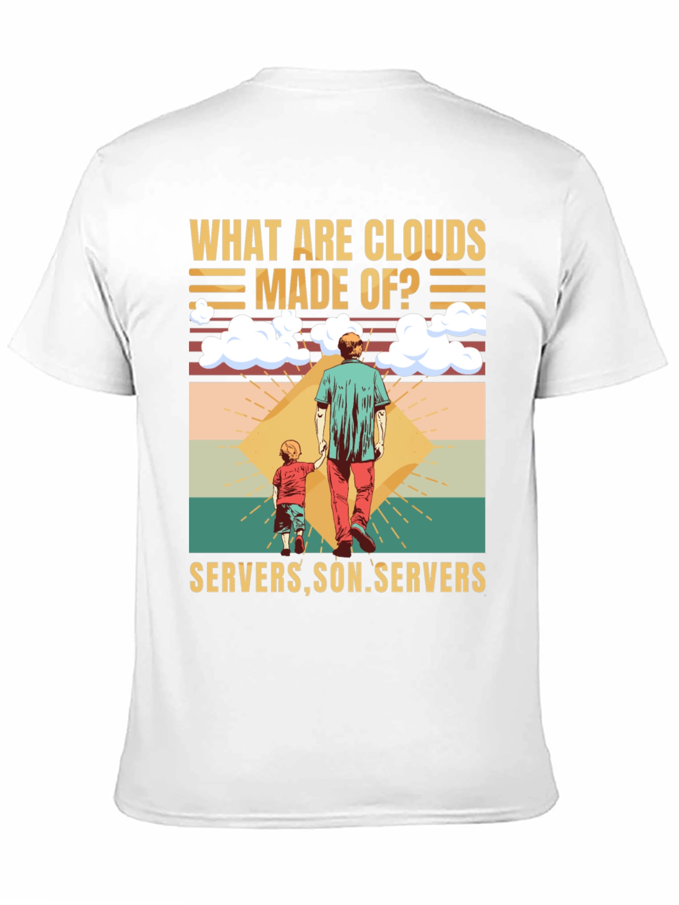 Clouds Made Of Servers T-Shirt
