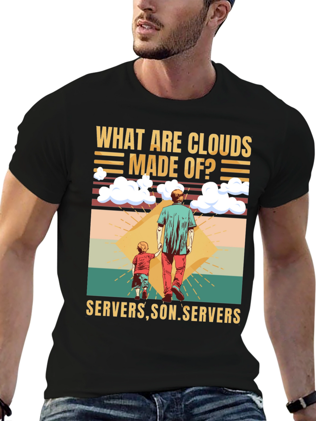 Clouds Made Of Servers T-Shirt