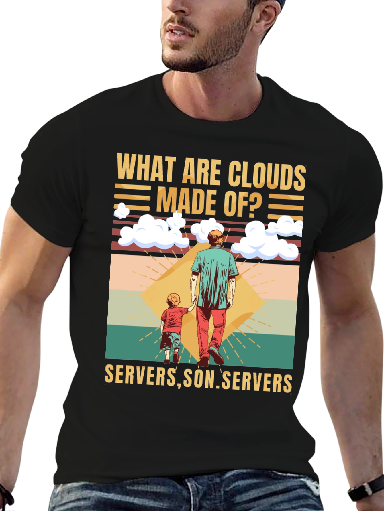 Clouds Made Of Servers T-Shirt