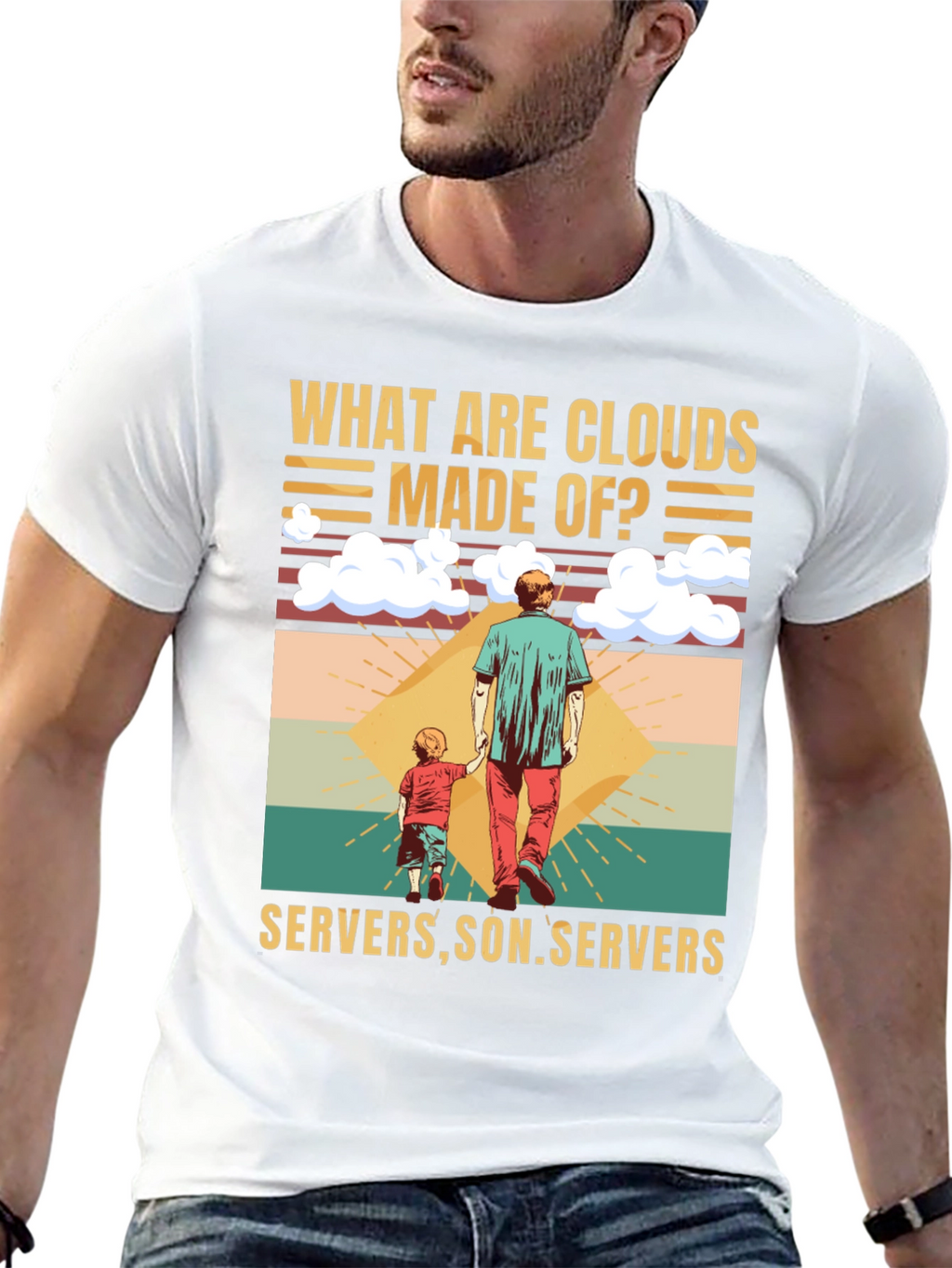 Clouds Made Of Servers T-Shirt