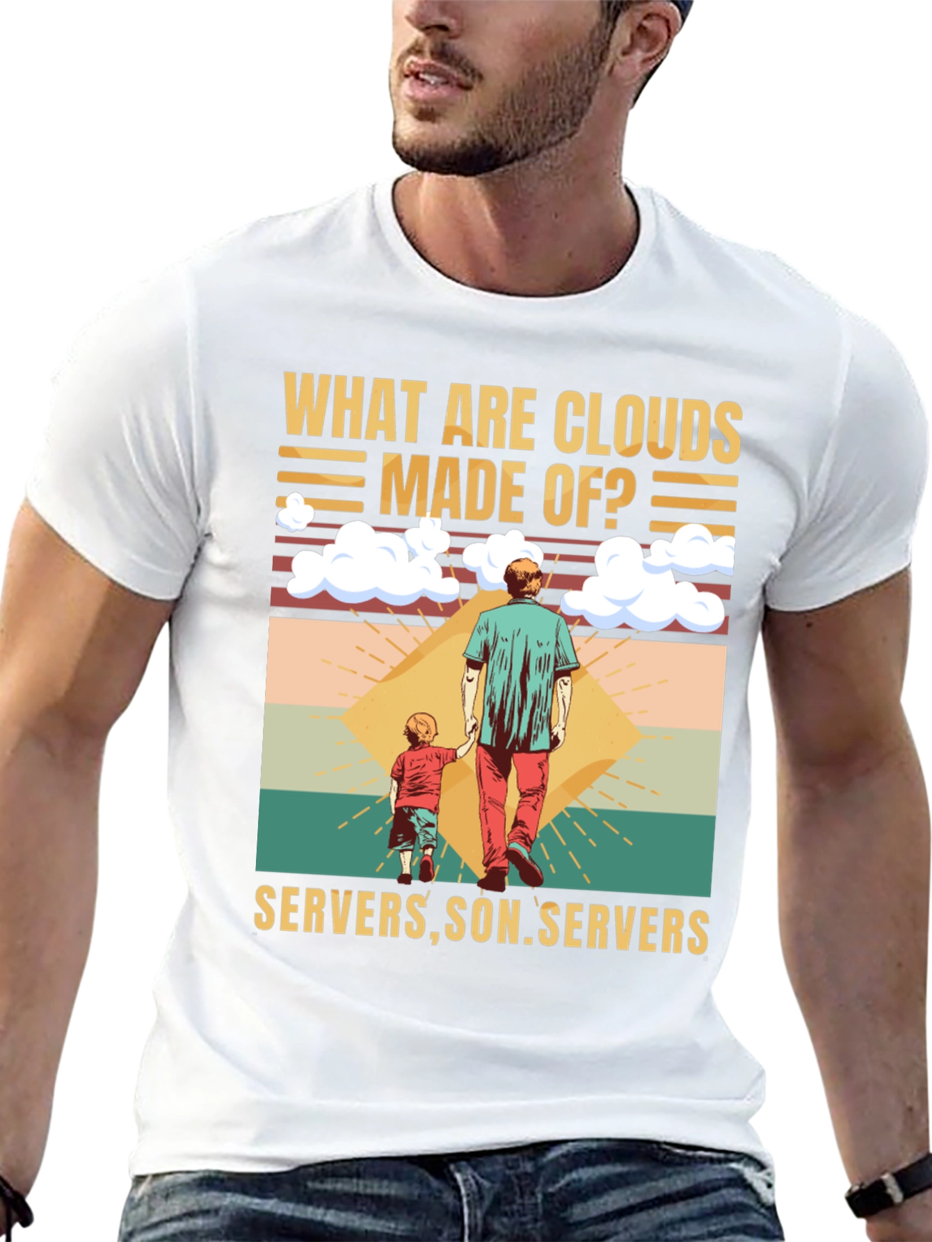 Clouds Made Of Servers T-Shirt