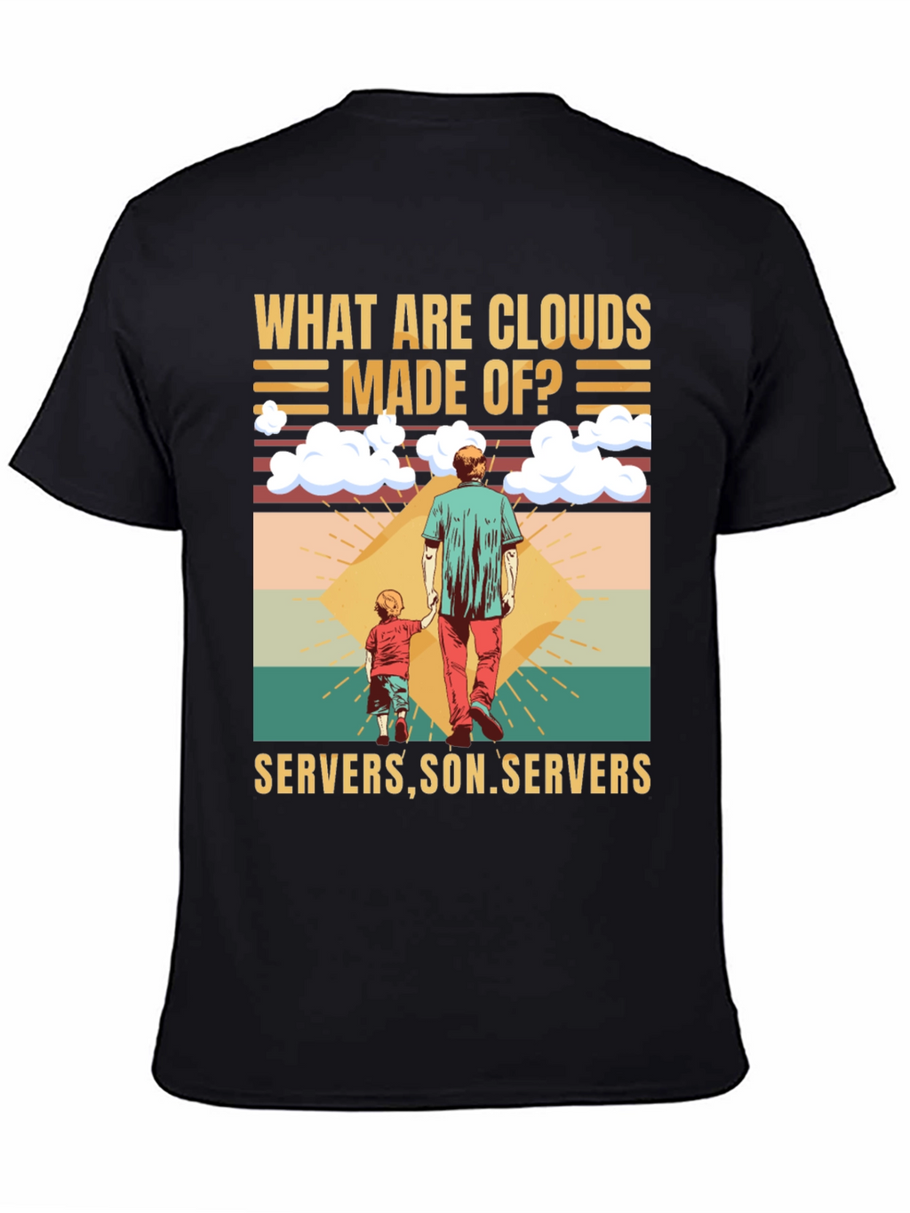 Clouds Made Of Servers T-Shirt